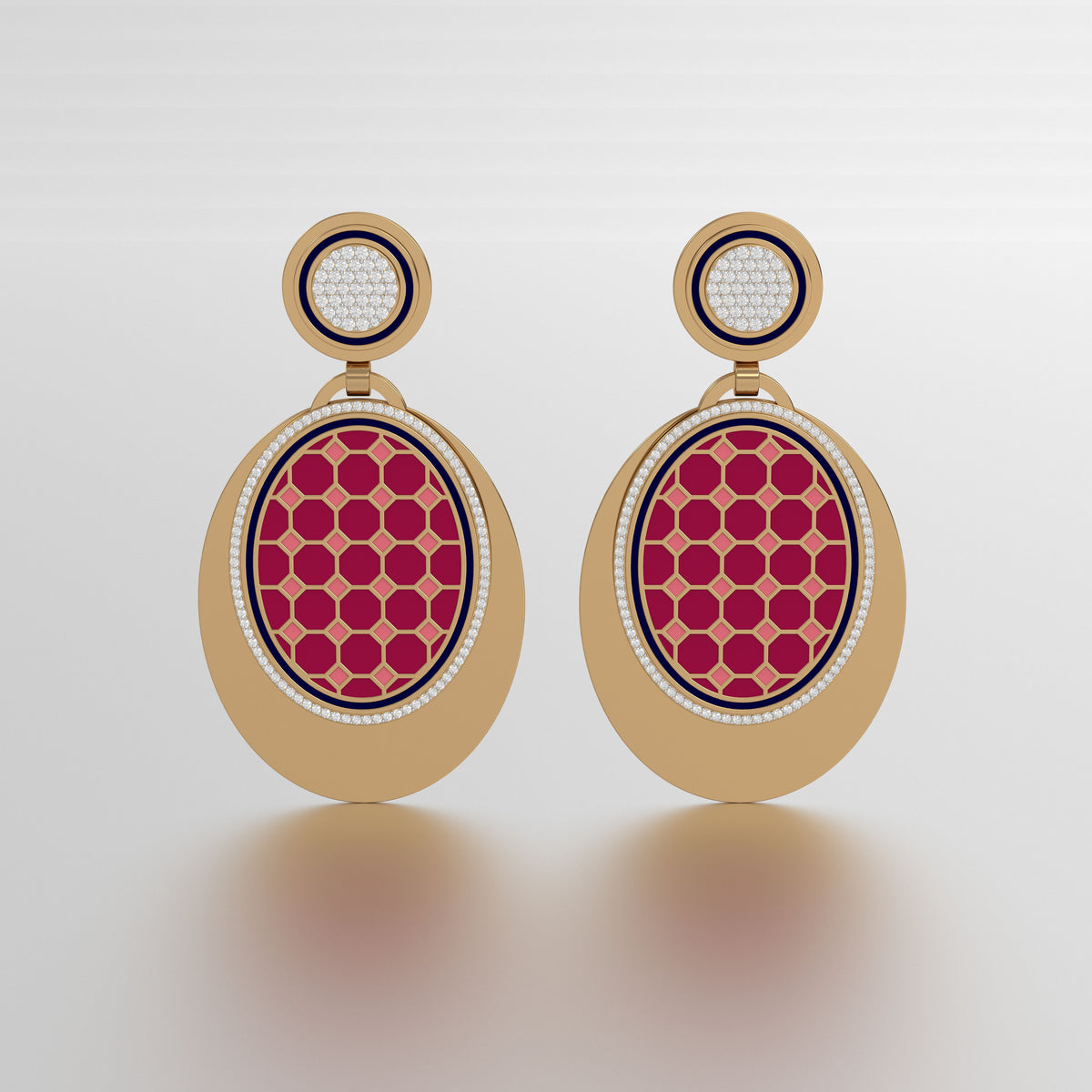 #Pattern & Color_Turkish Tessellation Cardinal Red