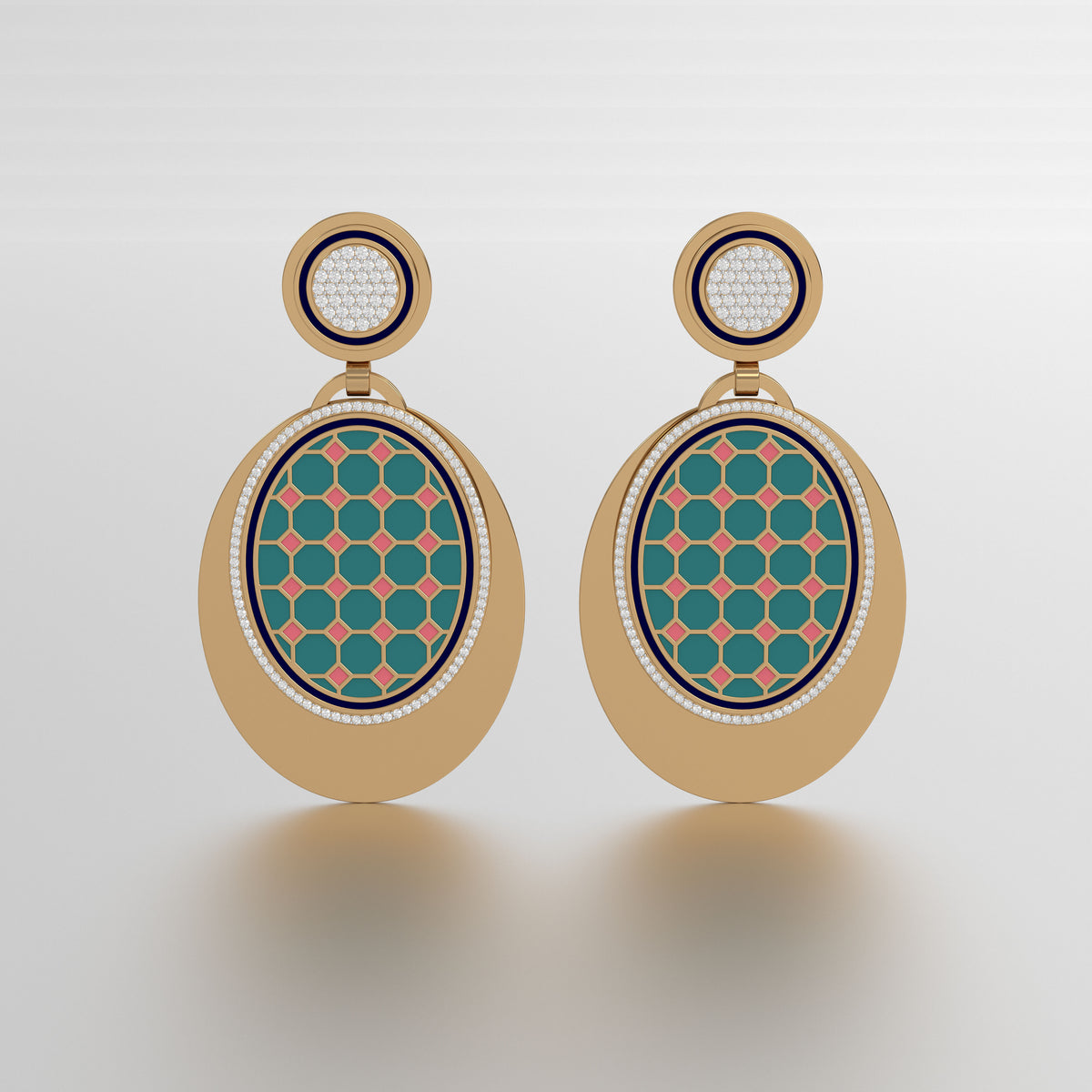 #Pattern & Color_Turkish Tessellation Pastel Turquoise