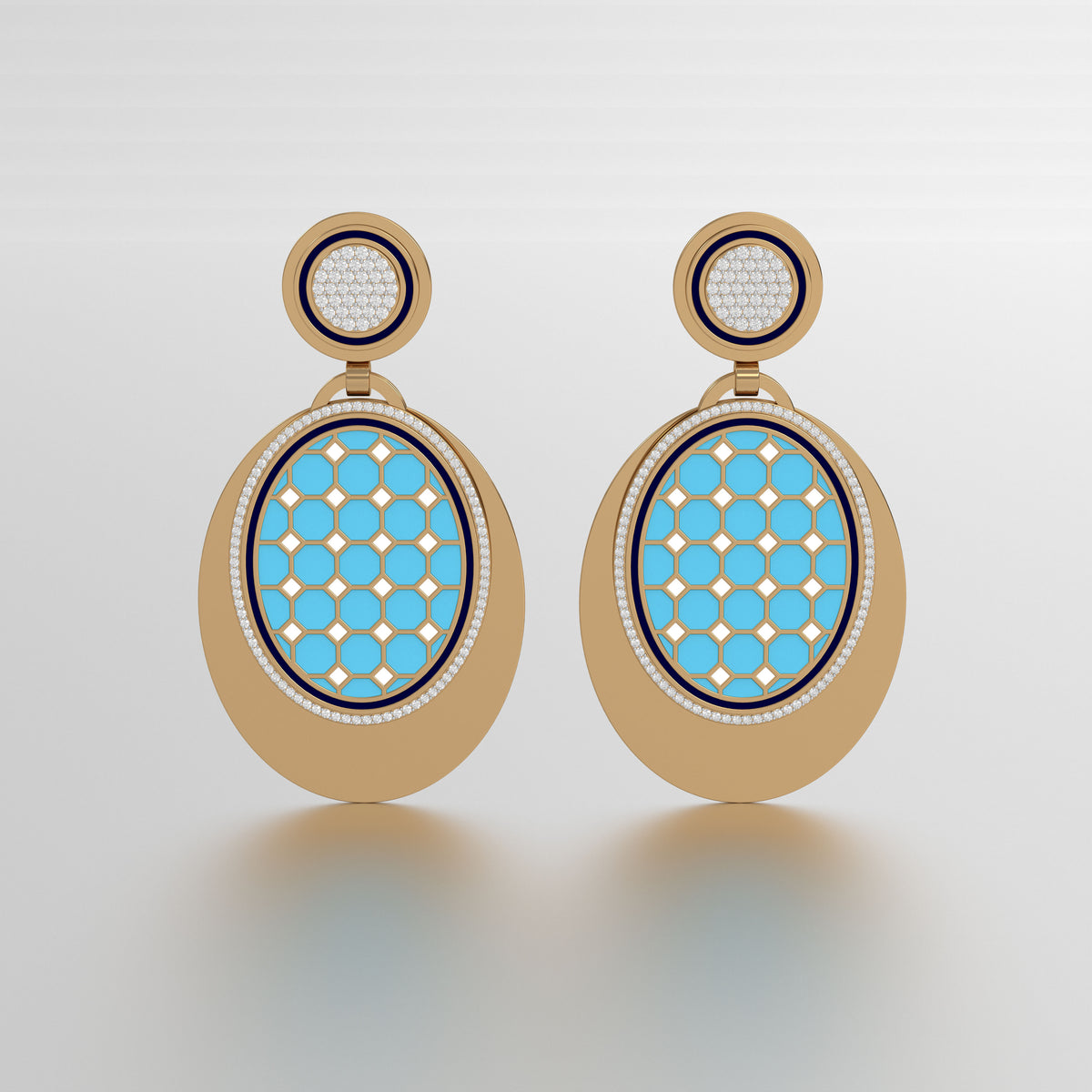 #Pattern & Color_Turkish Tessellation Skyblue