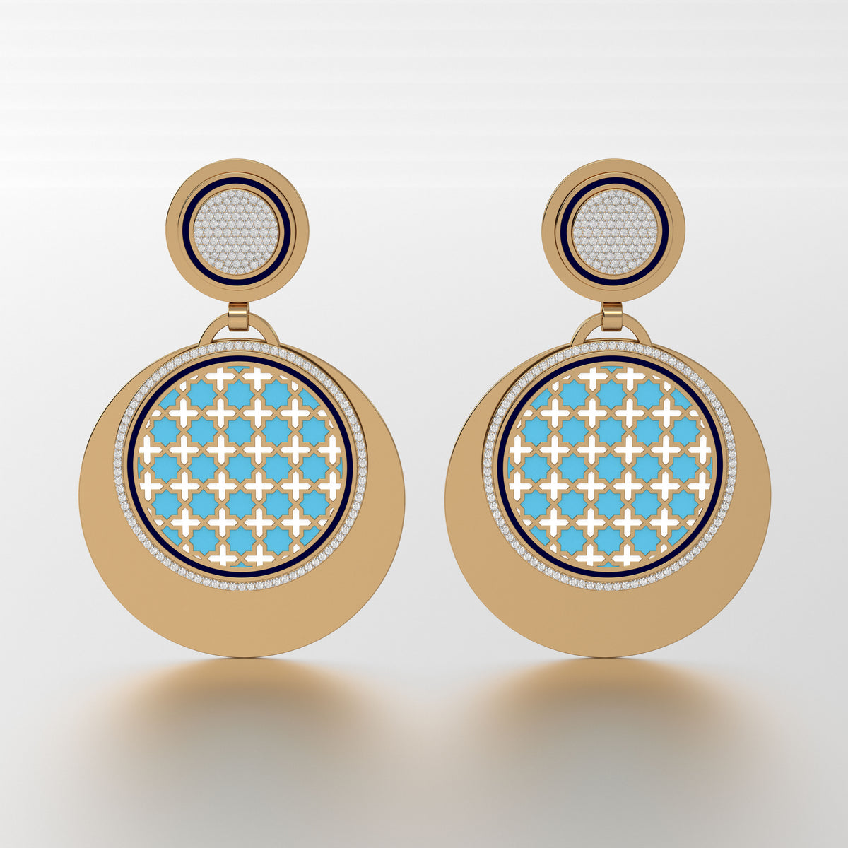 #Pattern & Color_moroccan zellij skyblue