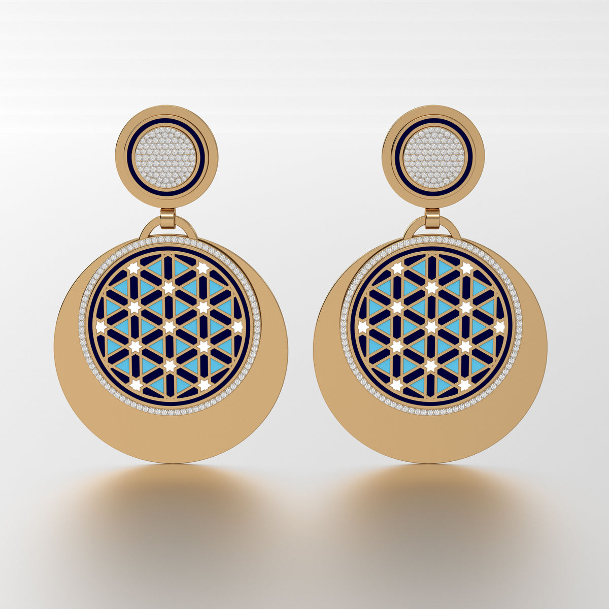 #Pattern & Color_Persian Girih Skyblue