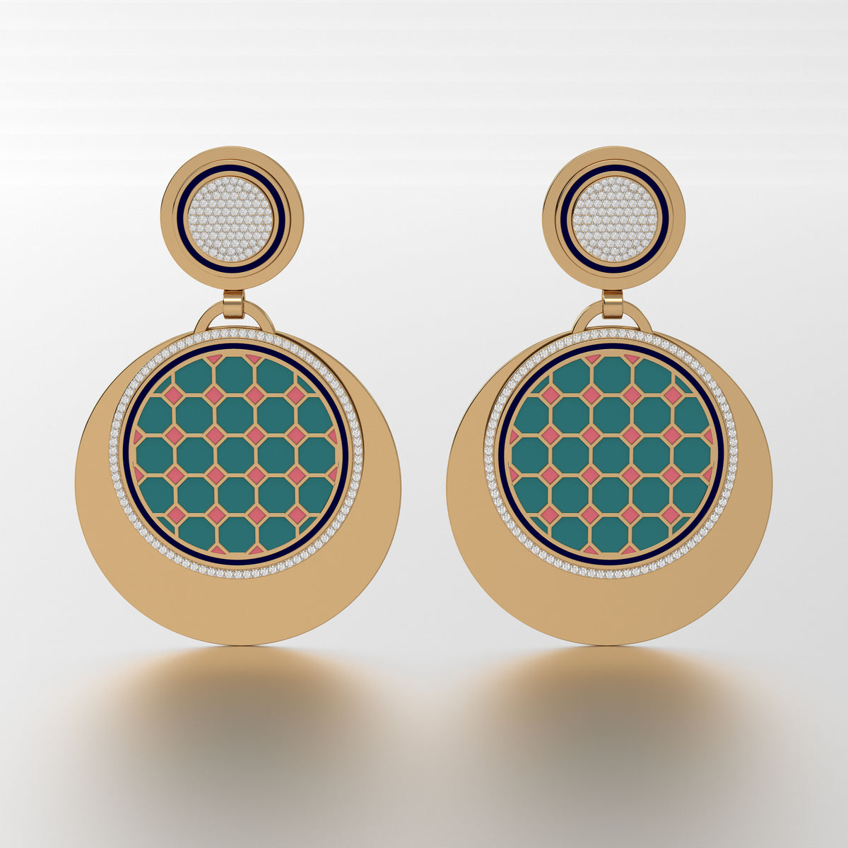#Pattern & Color_Turkish Tessellation Pastel Turquoise