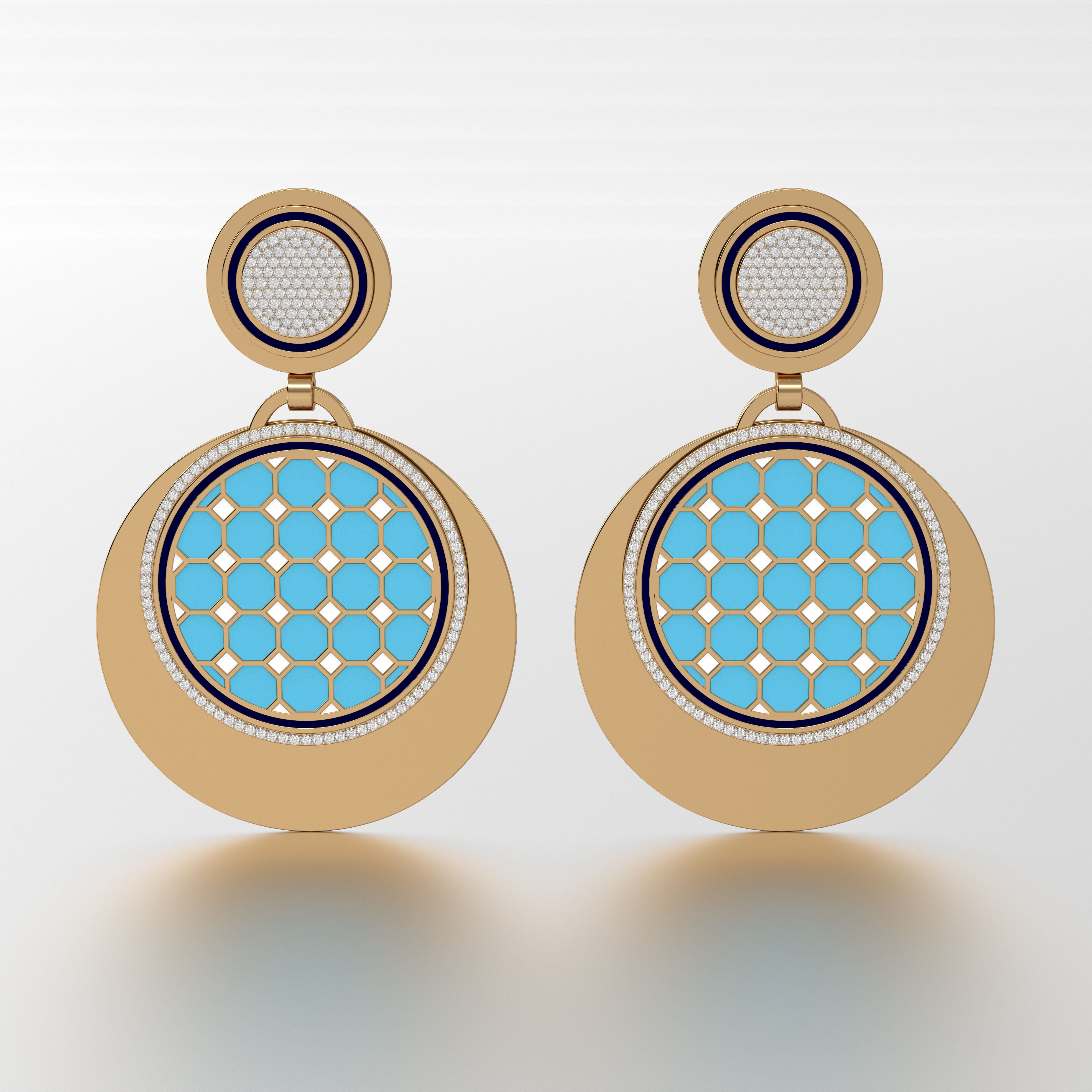 #Pattern & Color_Turkish Tessellation Skyblue