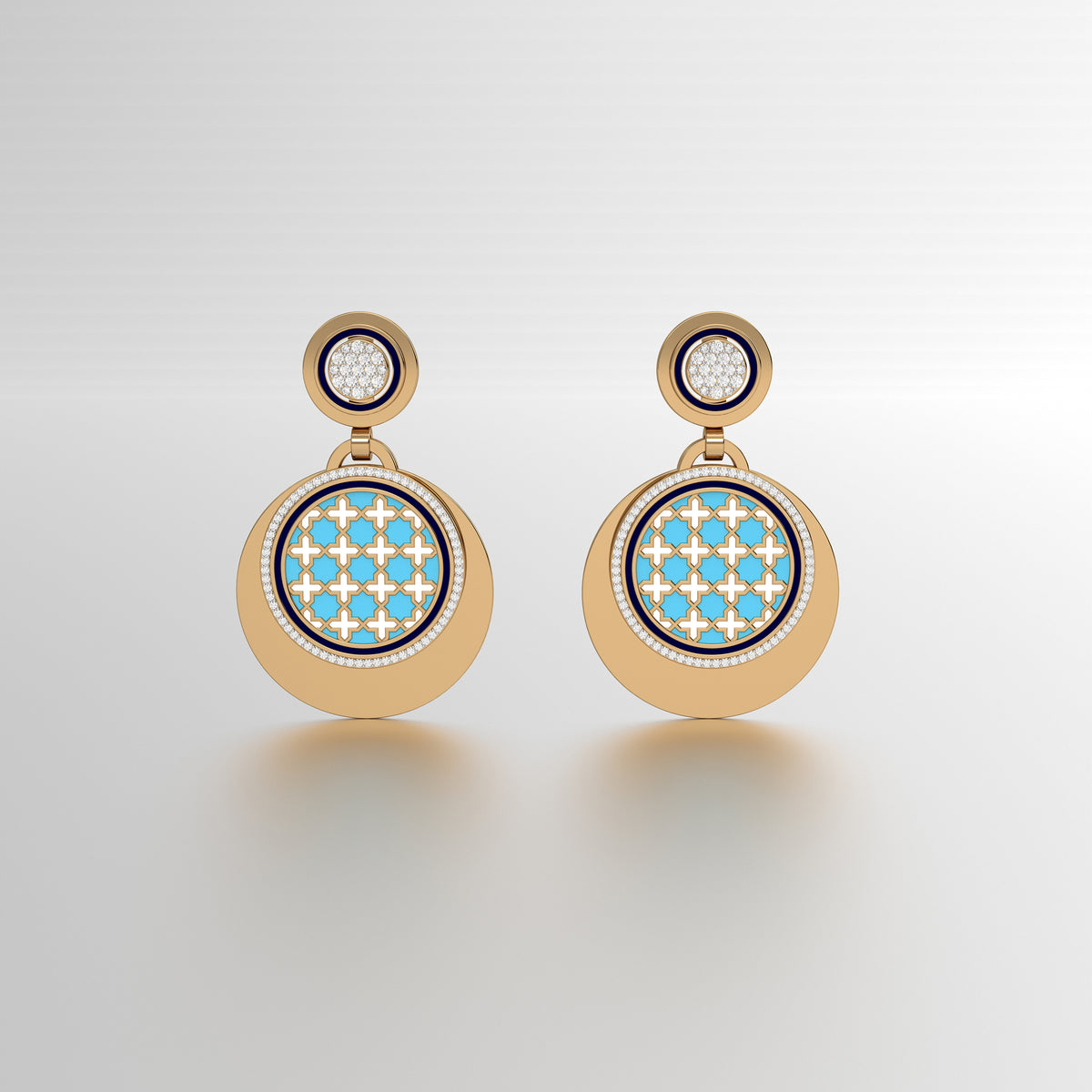 #Pattern & Color_moroccan zellij skyblue