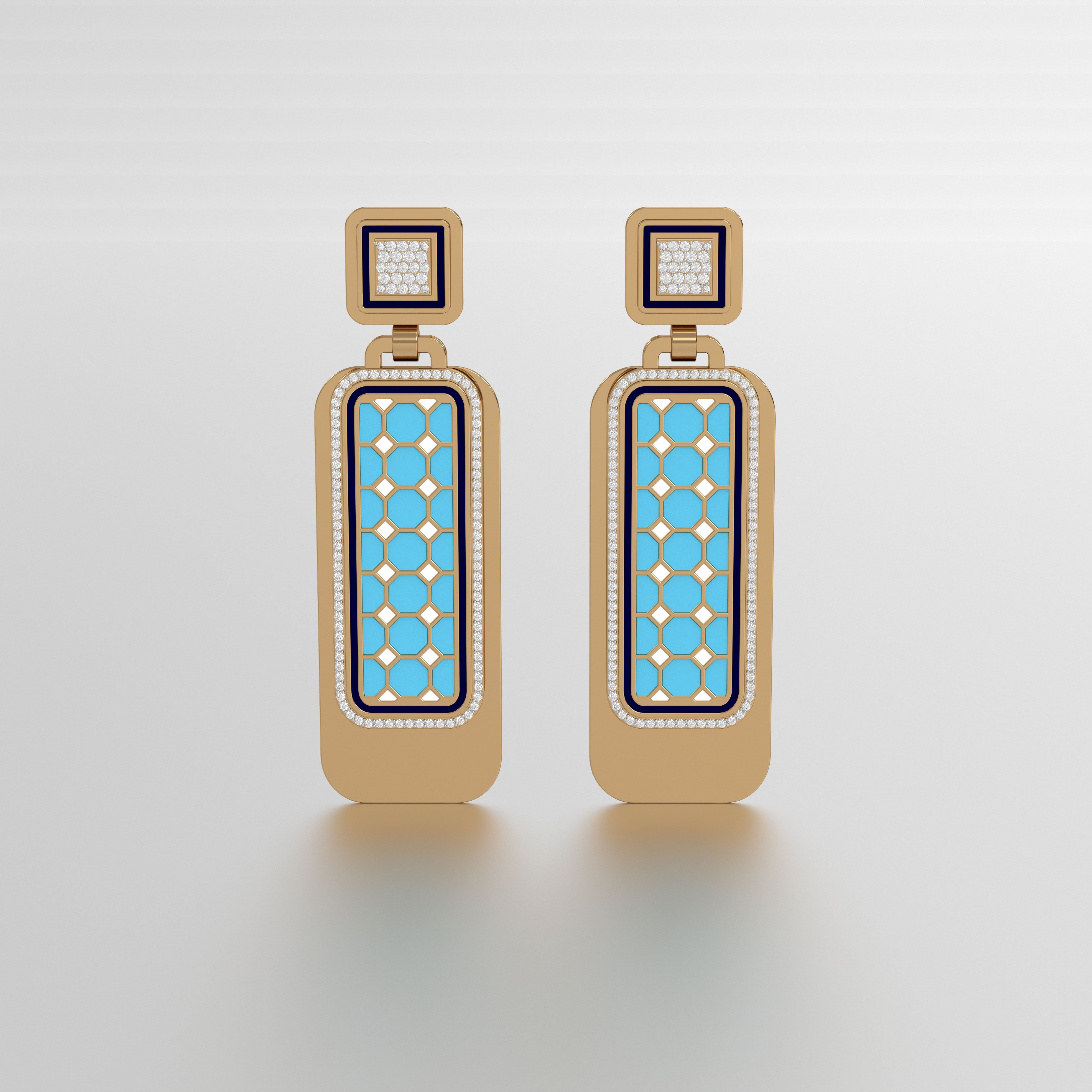 #Pattern & Color_Turkish Tessellation Skyblue