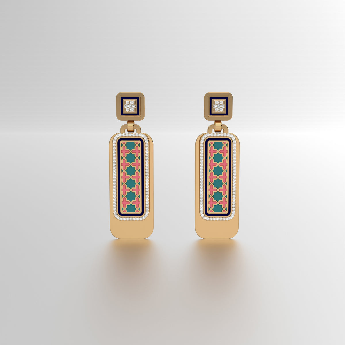 #Pattern & Color_Moroccan Zellij Pastel Turquoise