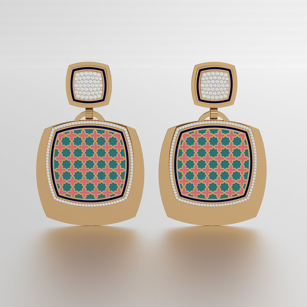 #Pattern & Color_Moroccan Zellij Pastel Turquoise