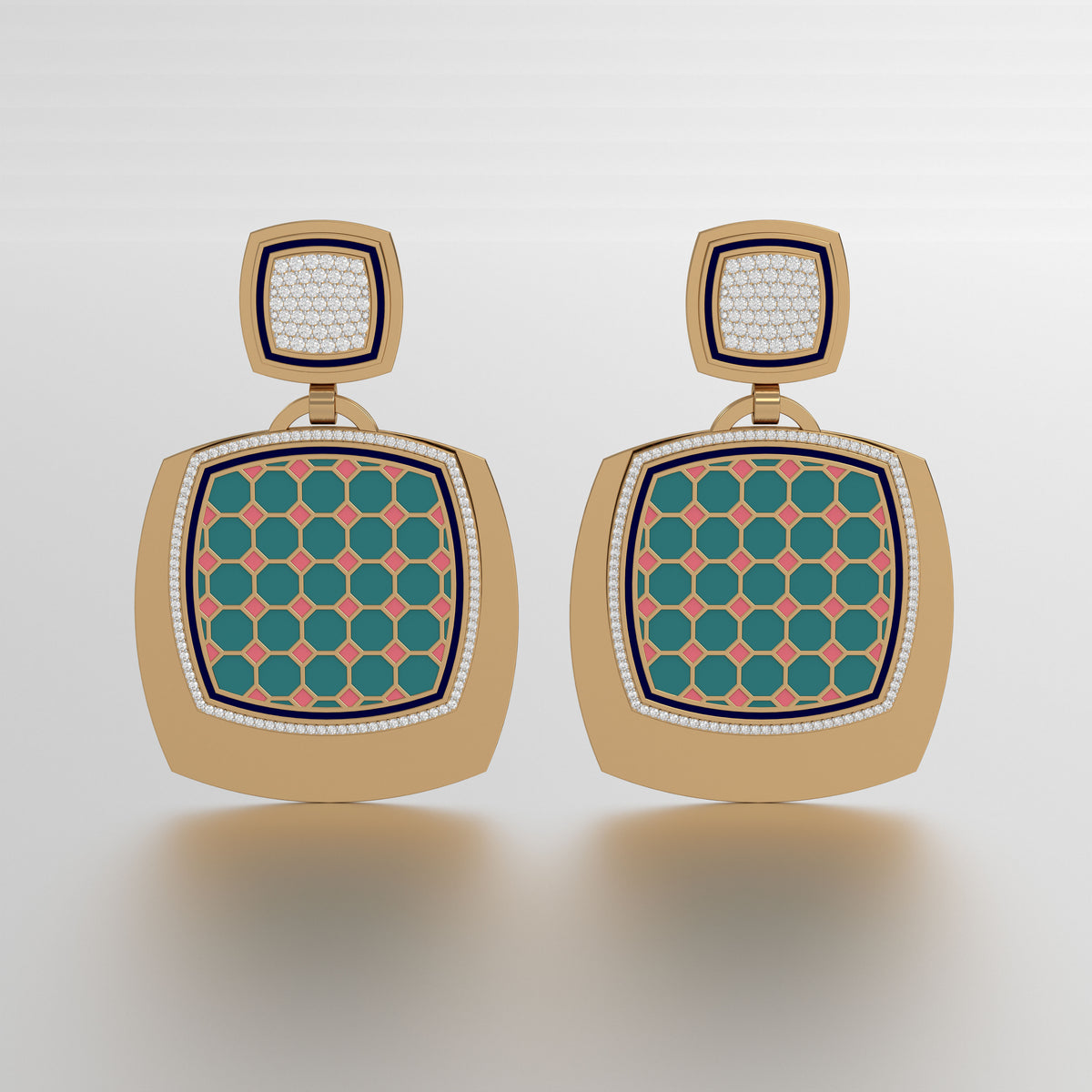 #Pattern & Color_Turkish Tessellation Pastel Turquoise