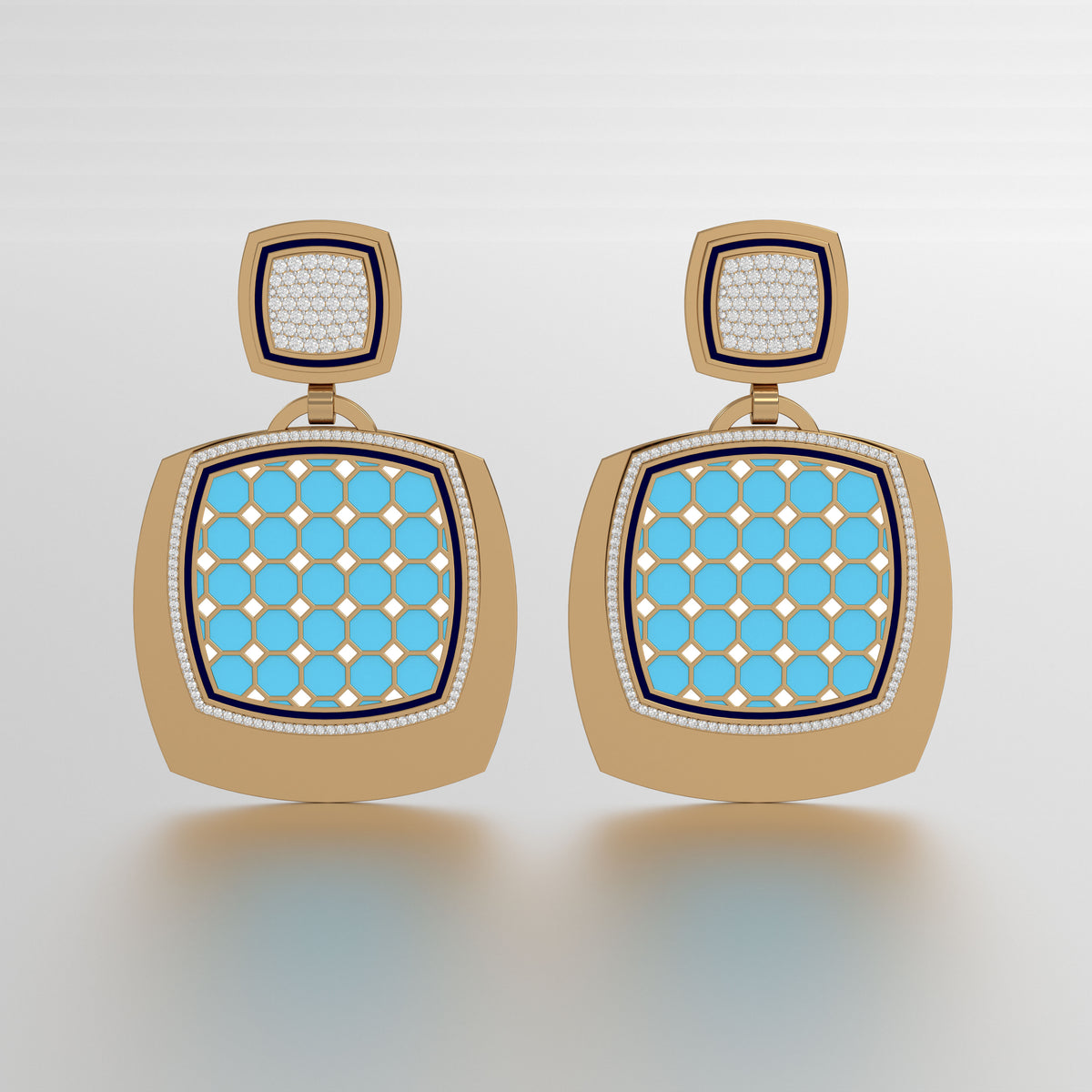 #Pattern & Color_Turkish Tessellation Skyblue