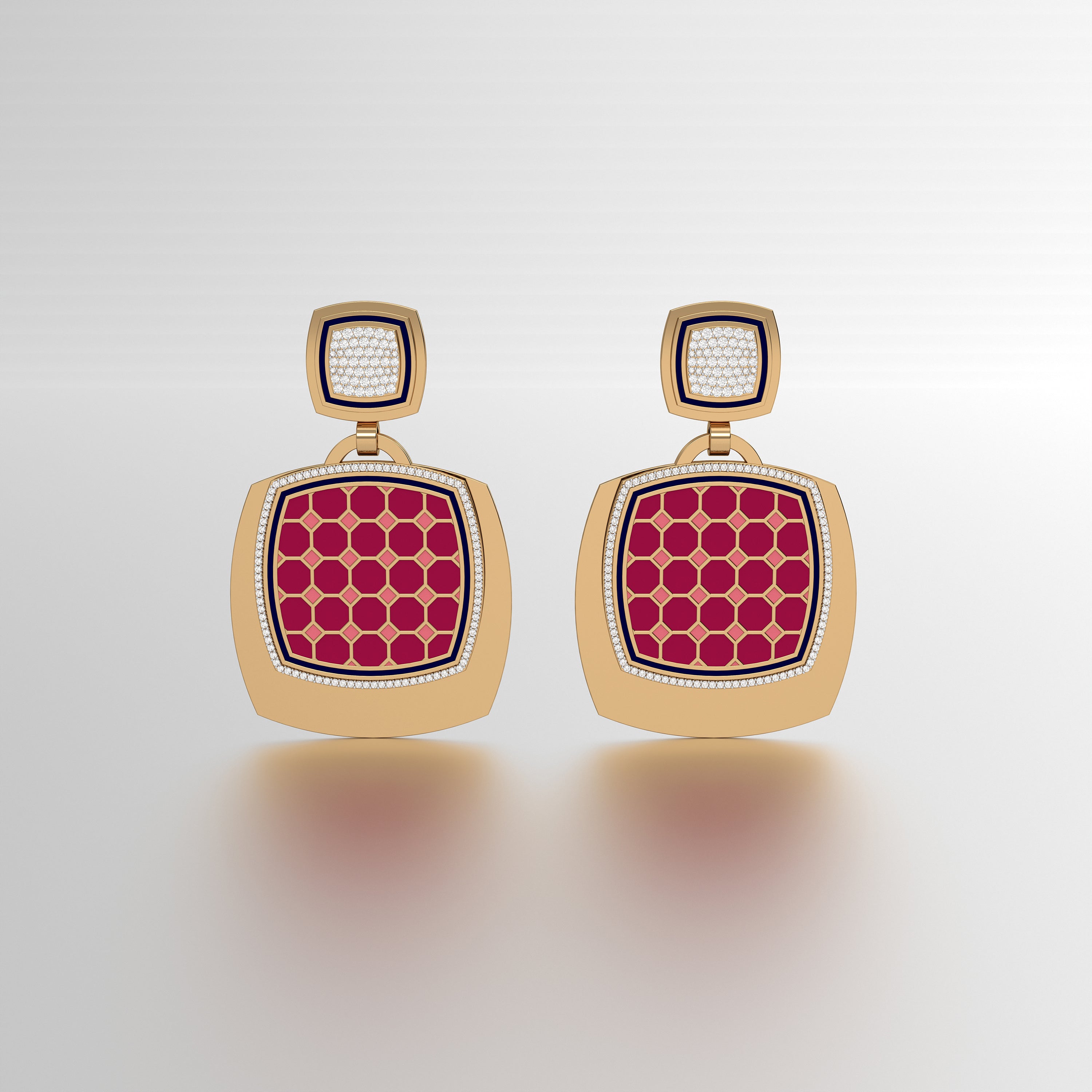 #Pattern & Color_Turkish Tessellation Cardinal Red