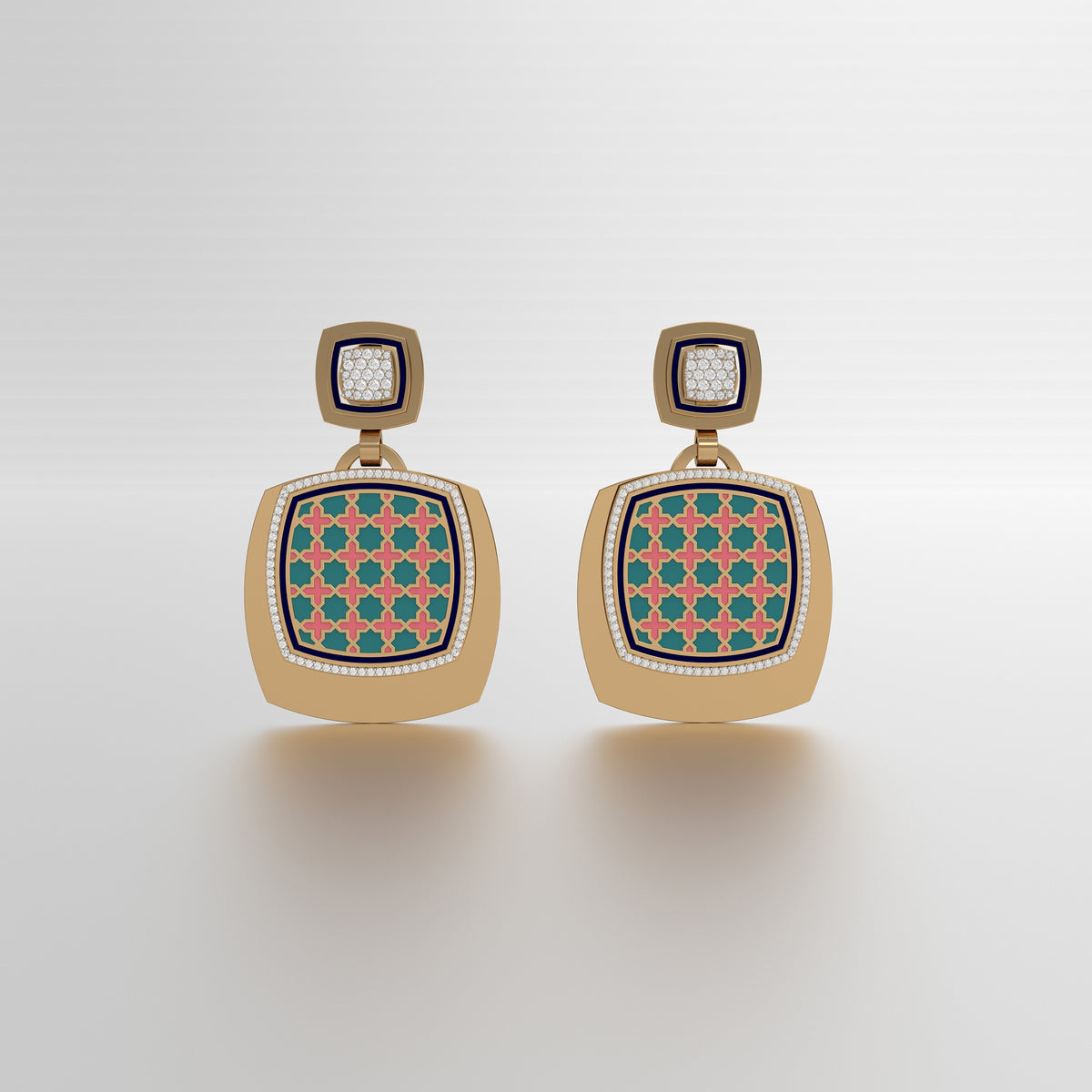 #Pattern & Color_Moroccan Zellij Pastel Turquoise