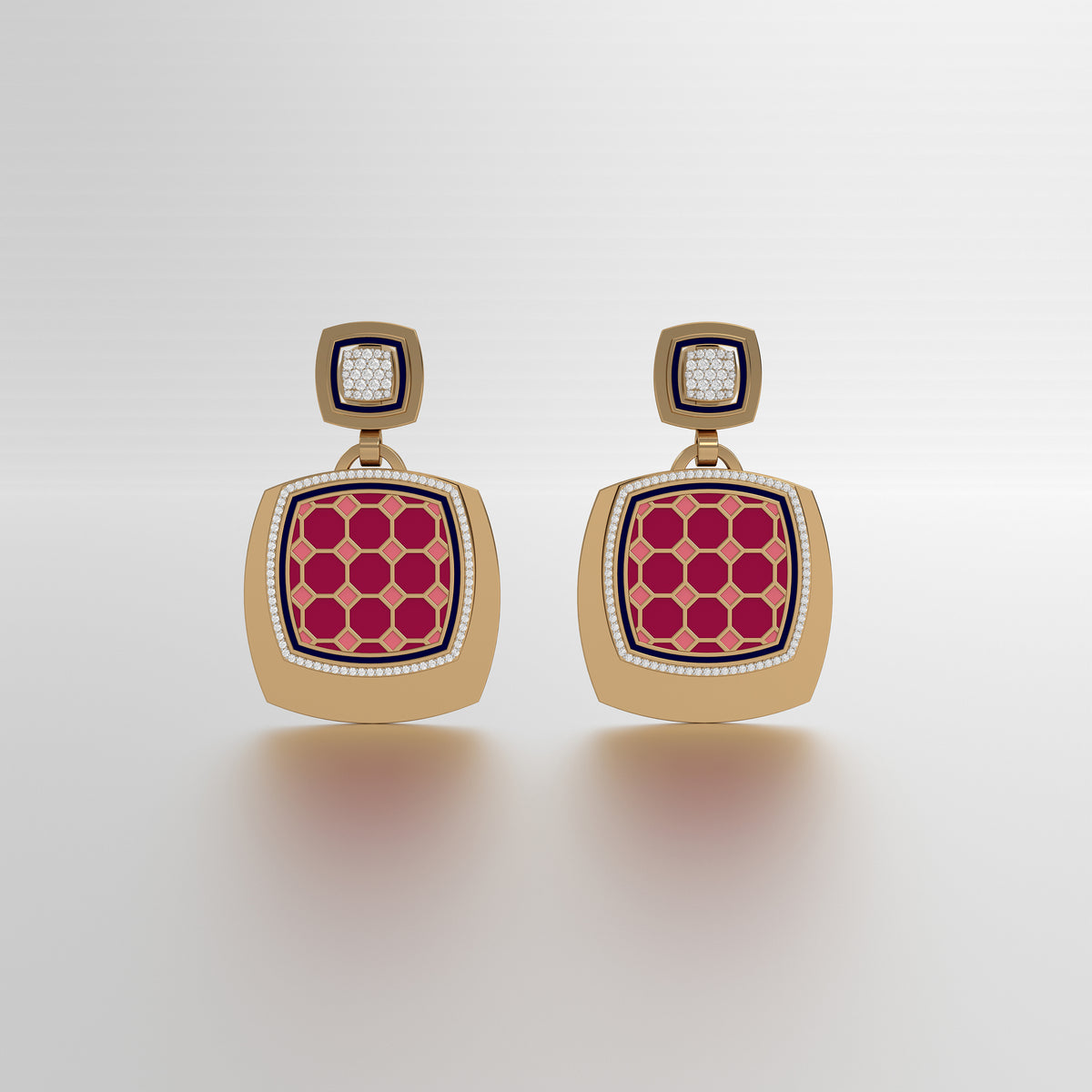 #Pattern & Color_Turkish Tessellation Cardinal Red