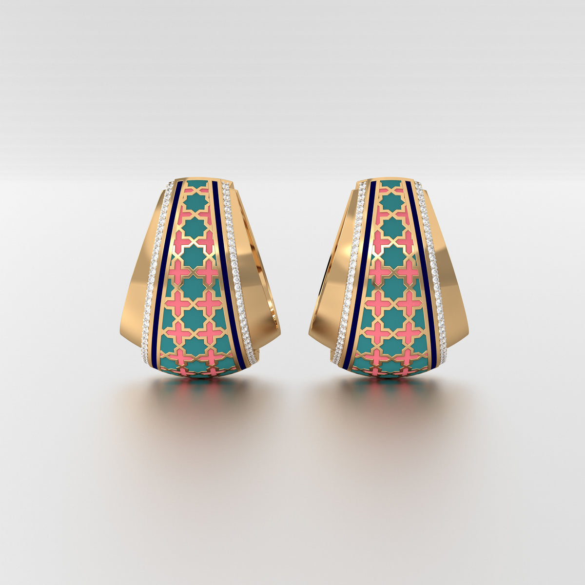 #Pattern & Color_Moroccan Zellij Pastel Turquoise