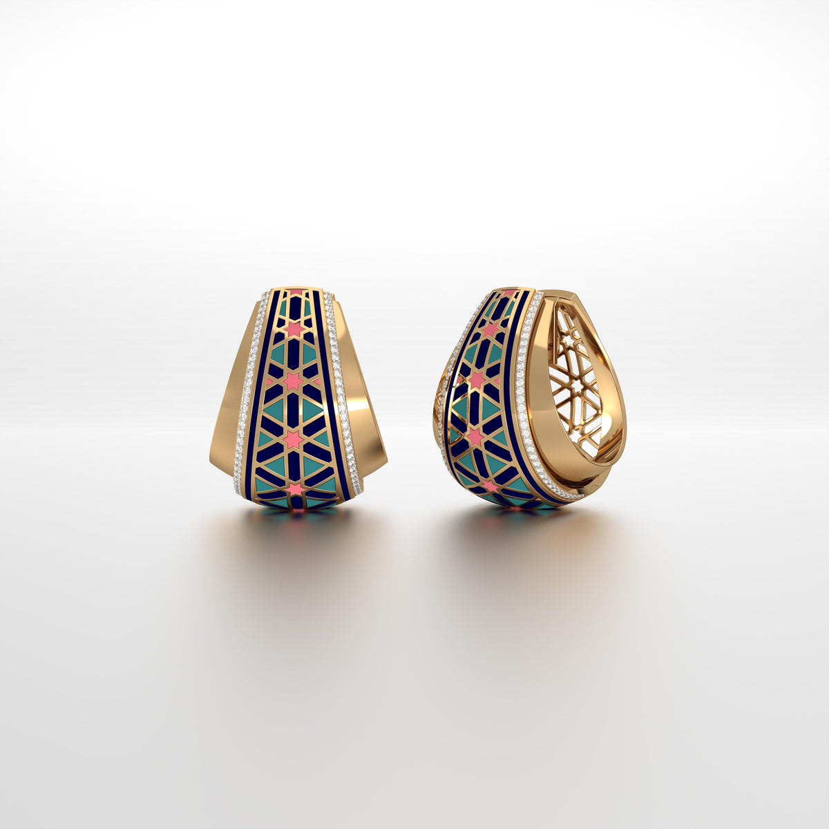#Pattern & Color_Persian Girih Pastel Turquoise