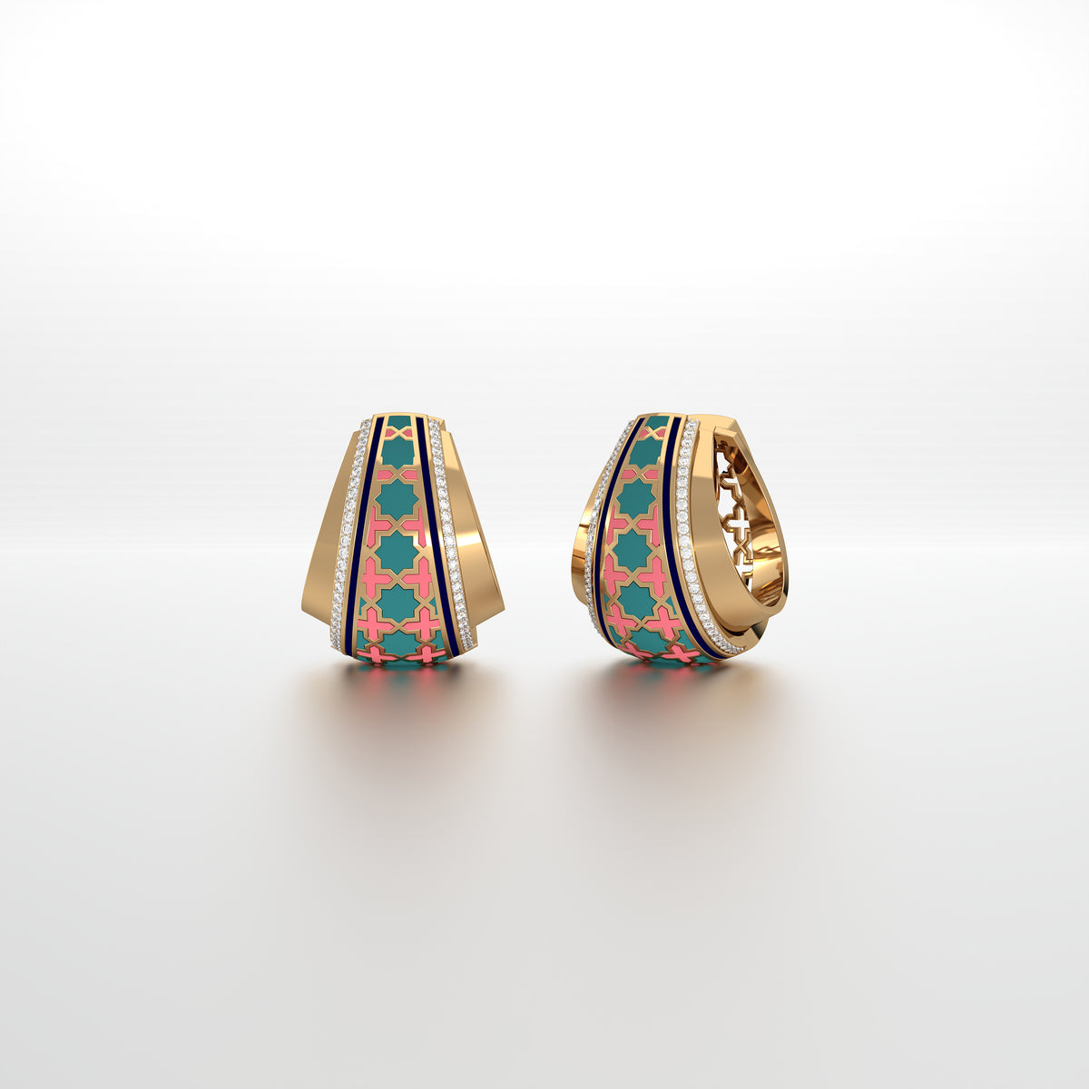 #Pattern & Color_Moroccan Zellij Pastel Turquoise