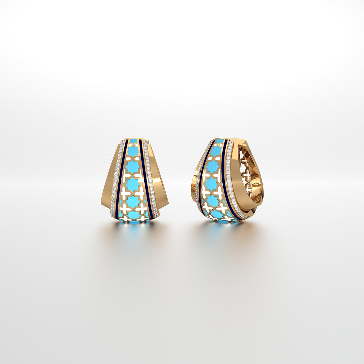 #Pattern & Color_moroccan zellij skyblue