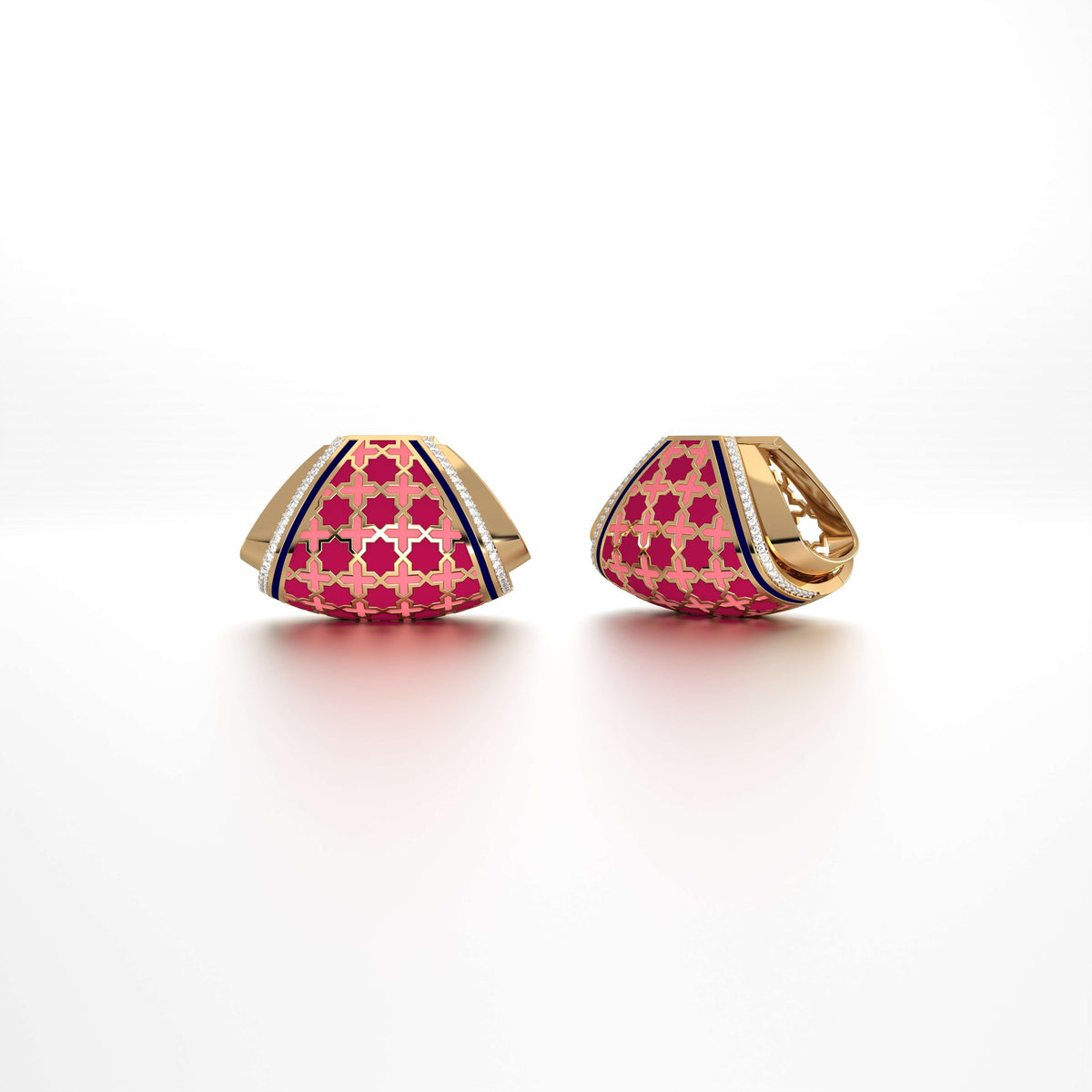 #Pattern & Color_Moroccan Zellij Cardinal Red