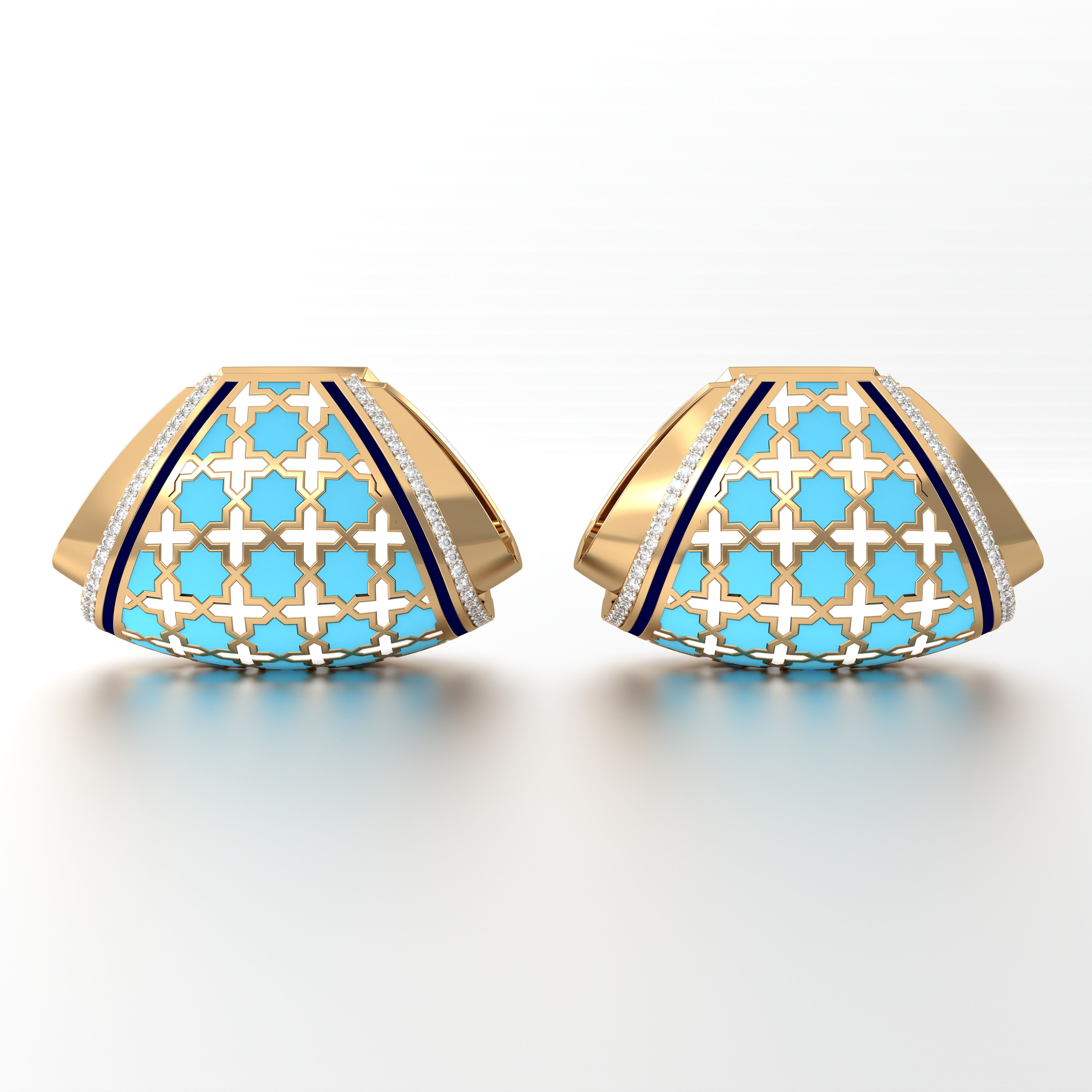 #Pattern & Color_moroccan zellij skyblue