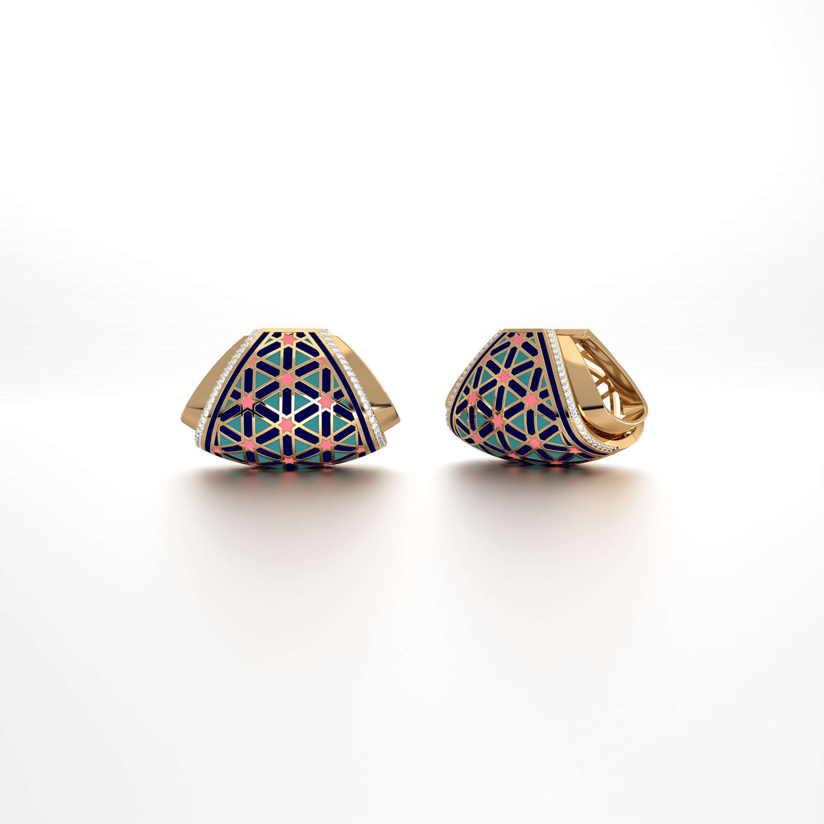 #Pattern & Color_Persian Girih Pastel Turquoise