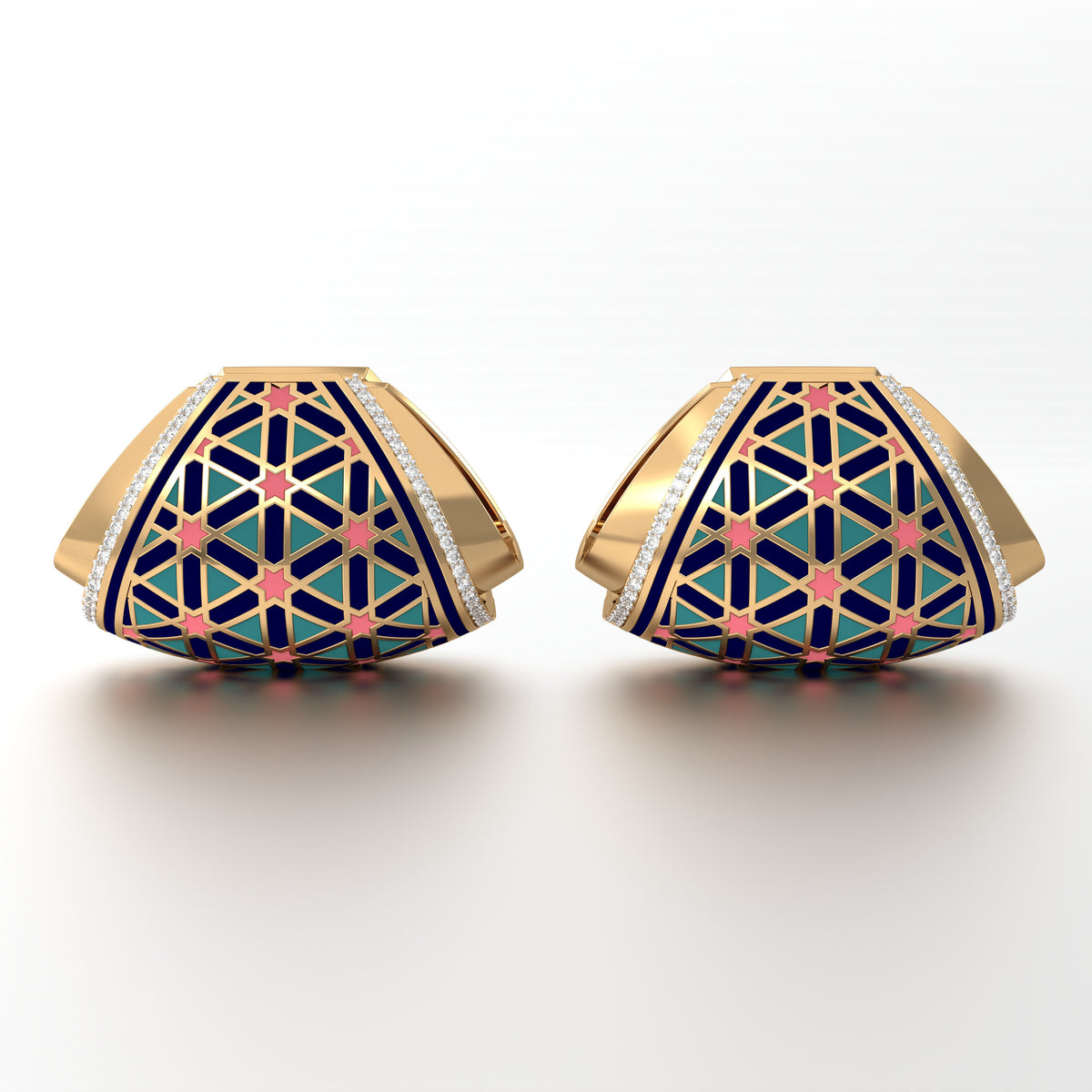 #Pattern & Color_Persian Girih Pastel Turquoise