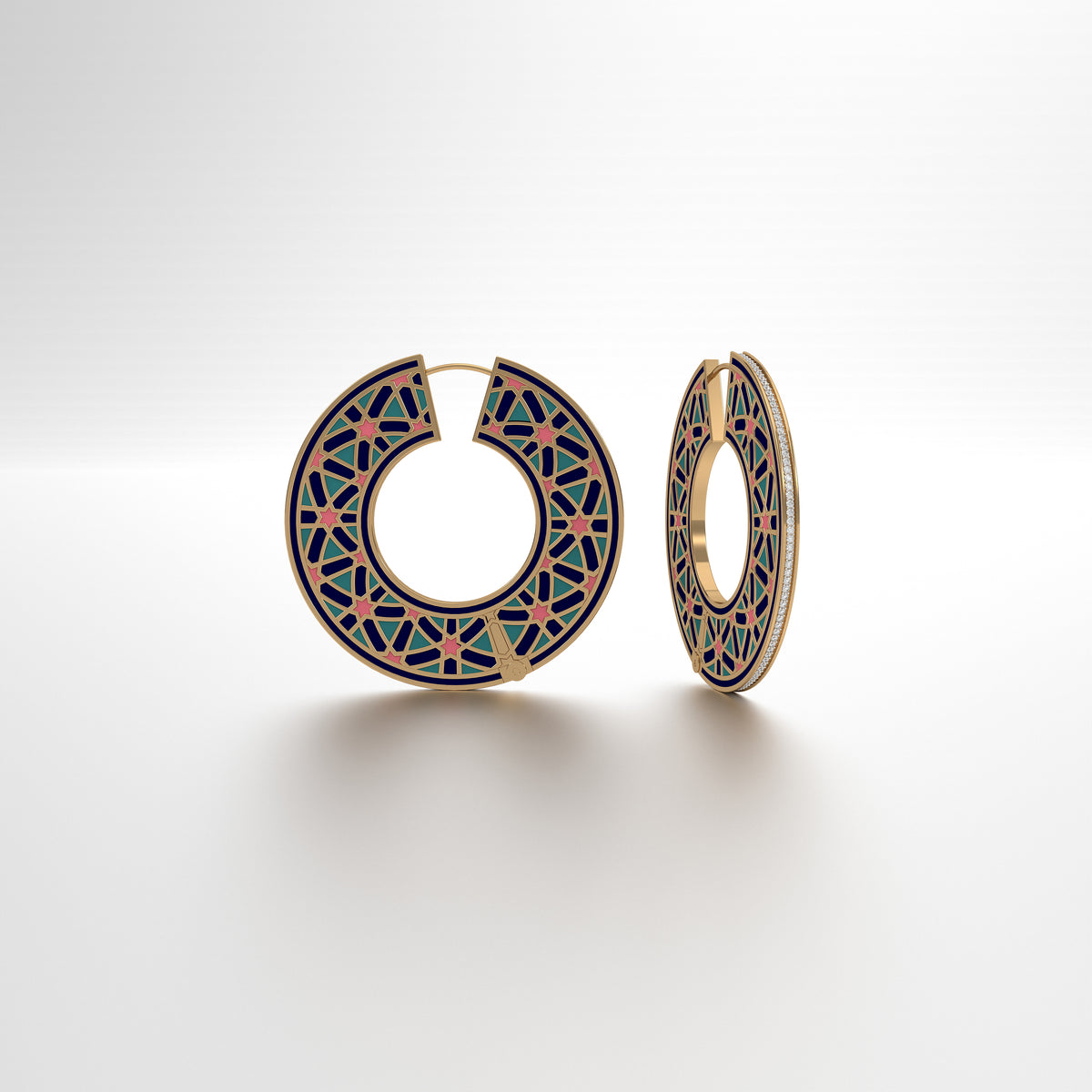 #Pattern & Color_Persian Girih Pastel Turquoise