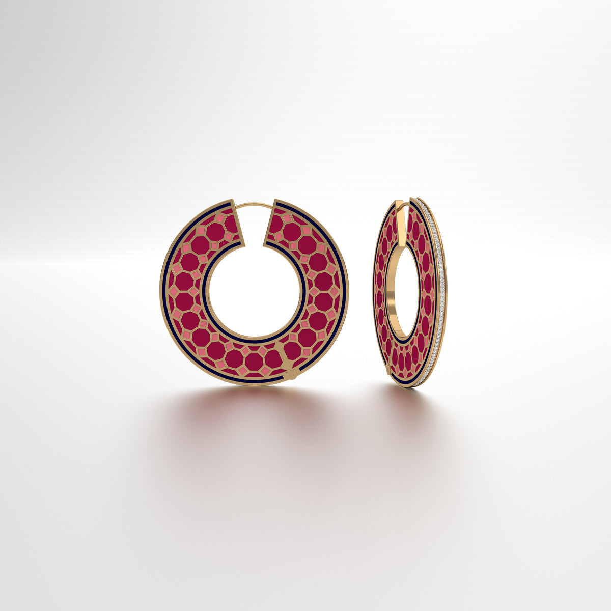 #Pattern & Color_Turkish Tessellation Cardinal Red