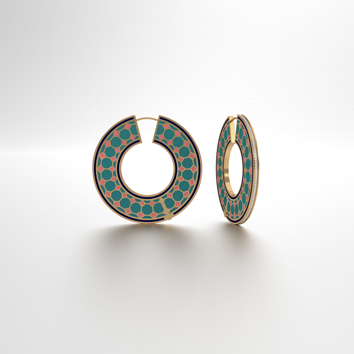 #Pattern & Color_Turkish Tessellation Pastel Turquoise