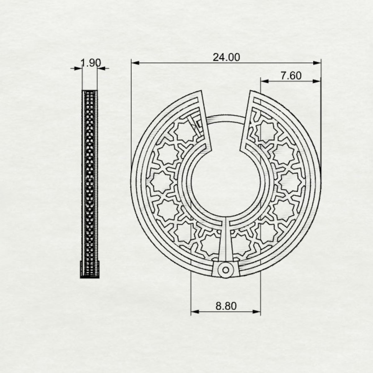 Naaz Circular Hoops Smaller