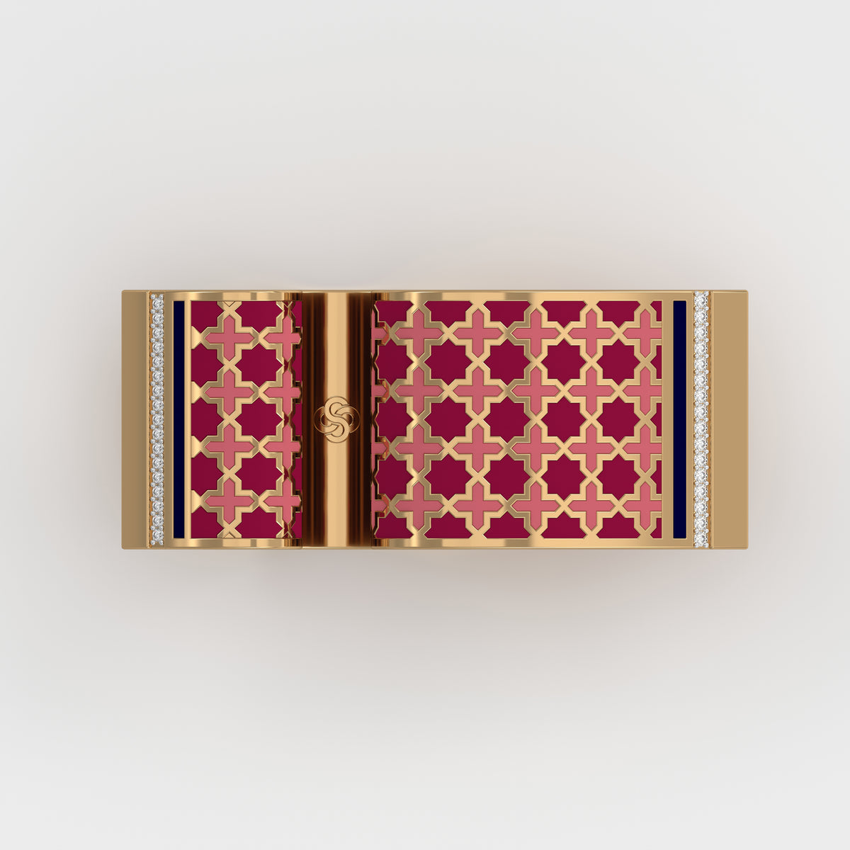 #Pattern & Color_Moroccan Zellij Cardinal Red
