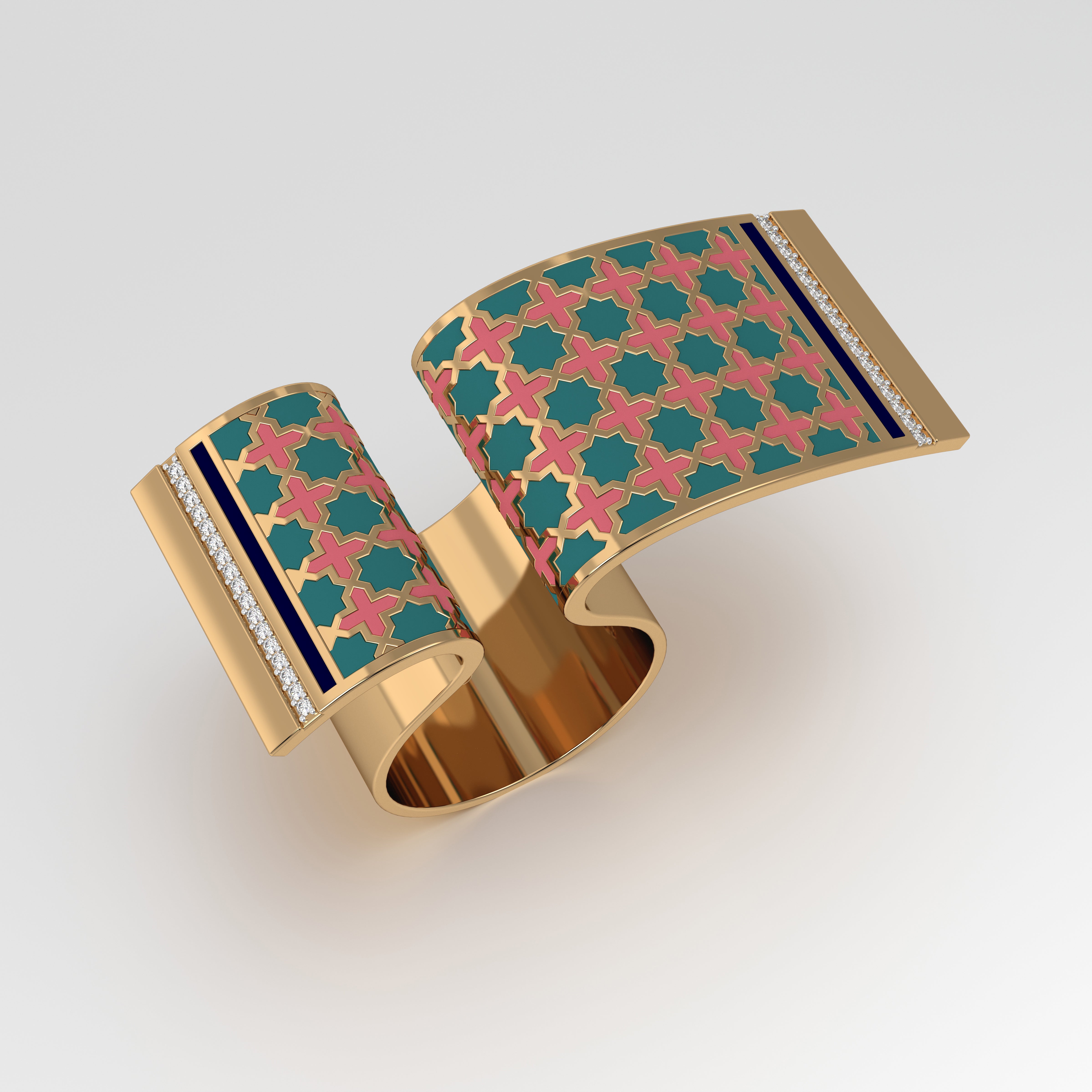 #Pattern & Color_Moroccan Zellij Pastel Turquoise