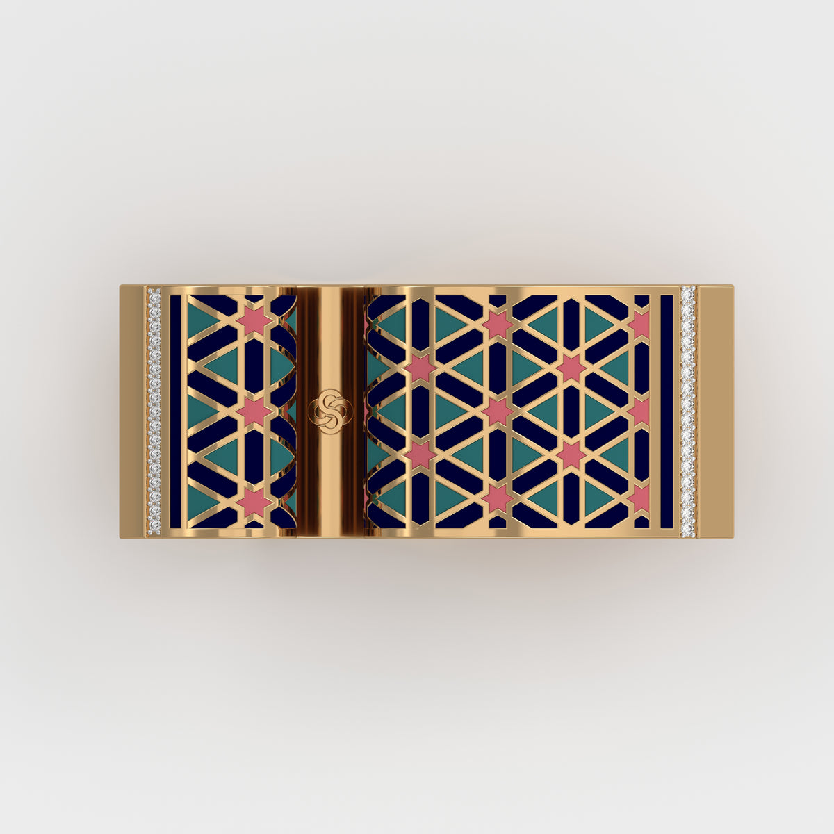 #Pattern & Color_Persian Girih Pastel Turquoise
