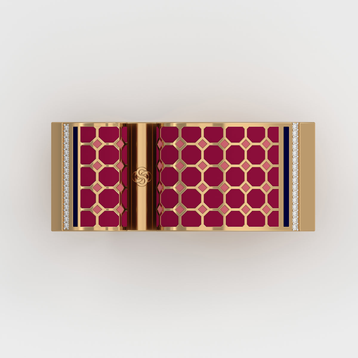 #Pattern & Color_Turkish Tessellation Cardinal Red