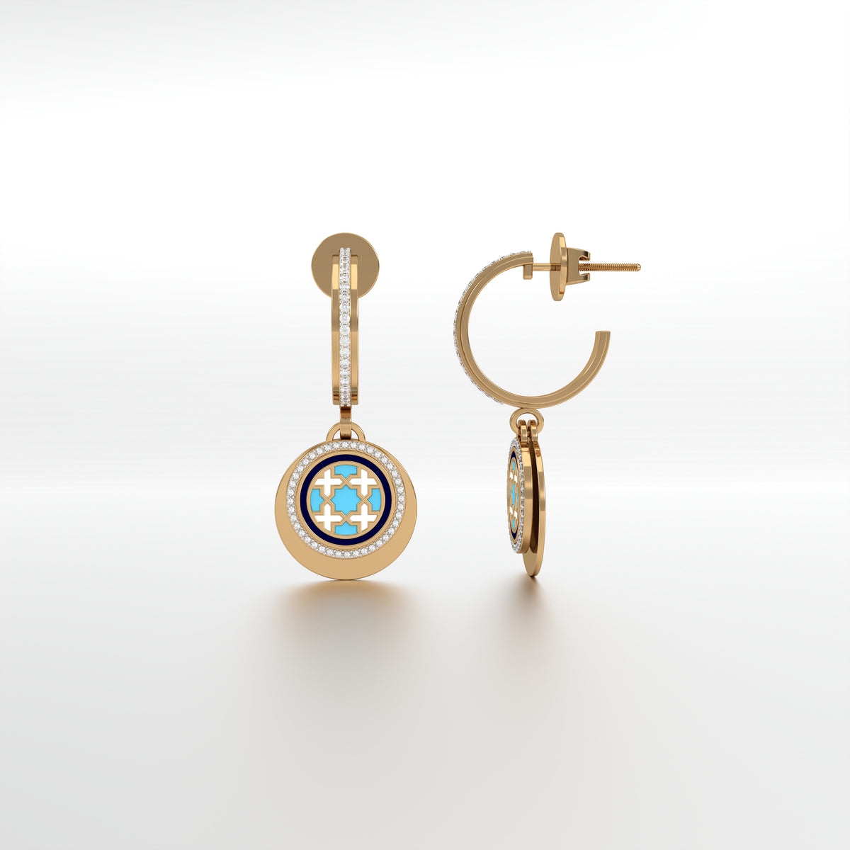 #Pattern & Color_moroccan zellij skyblue