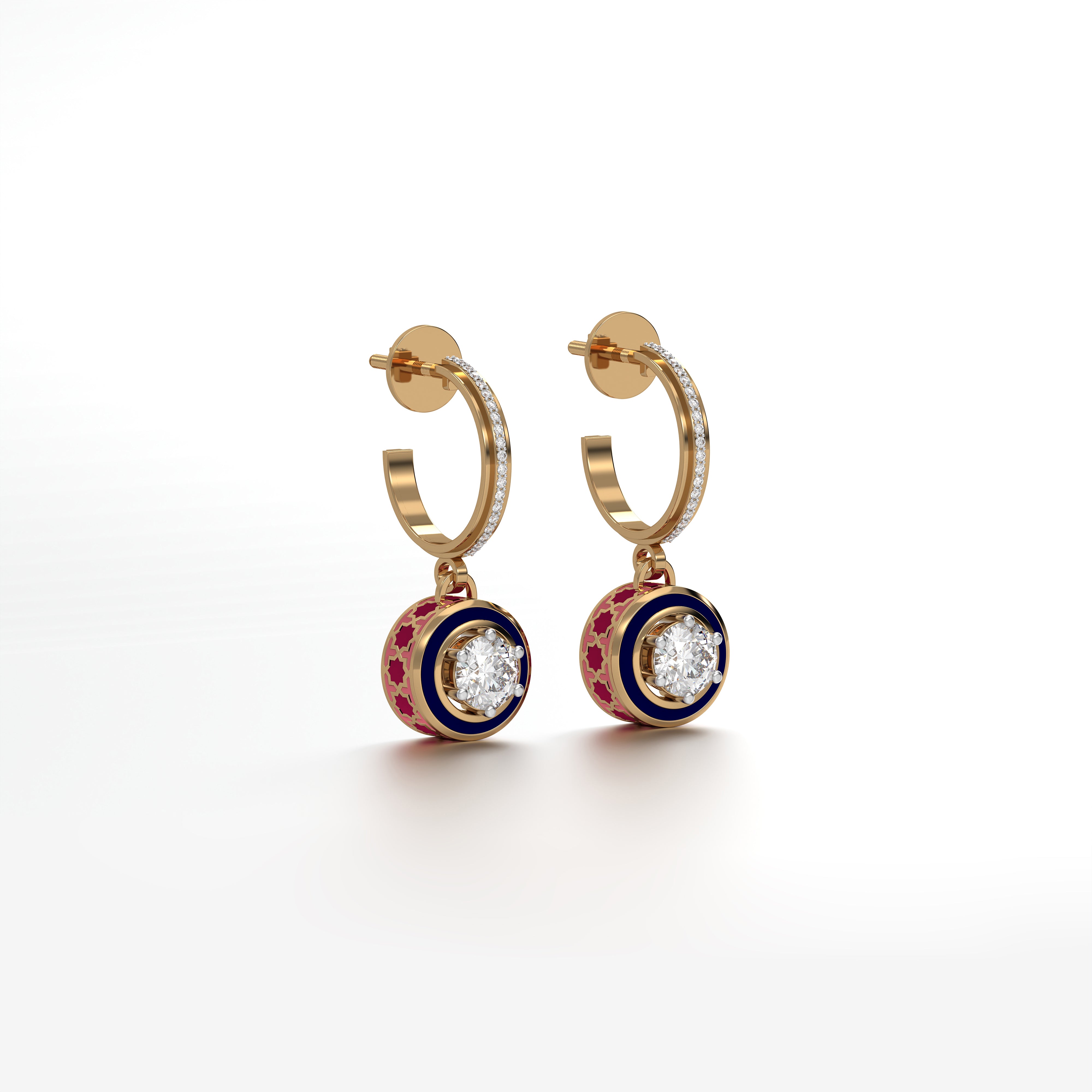 #Pattern & Color_Moroccan Zellij Cardinal Red