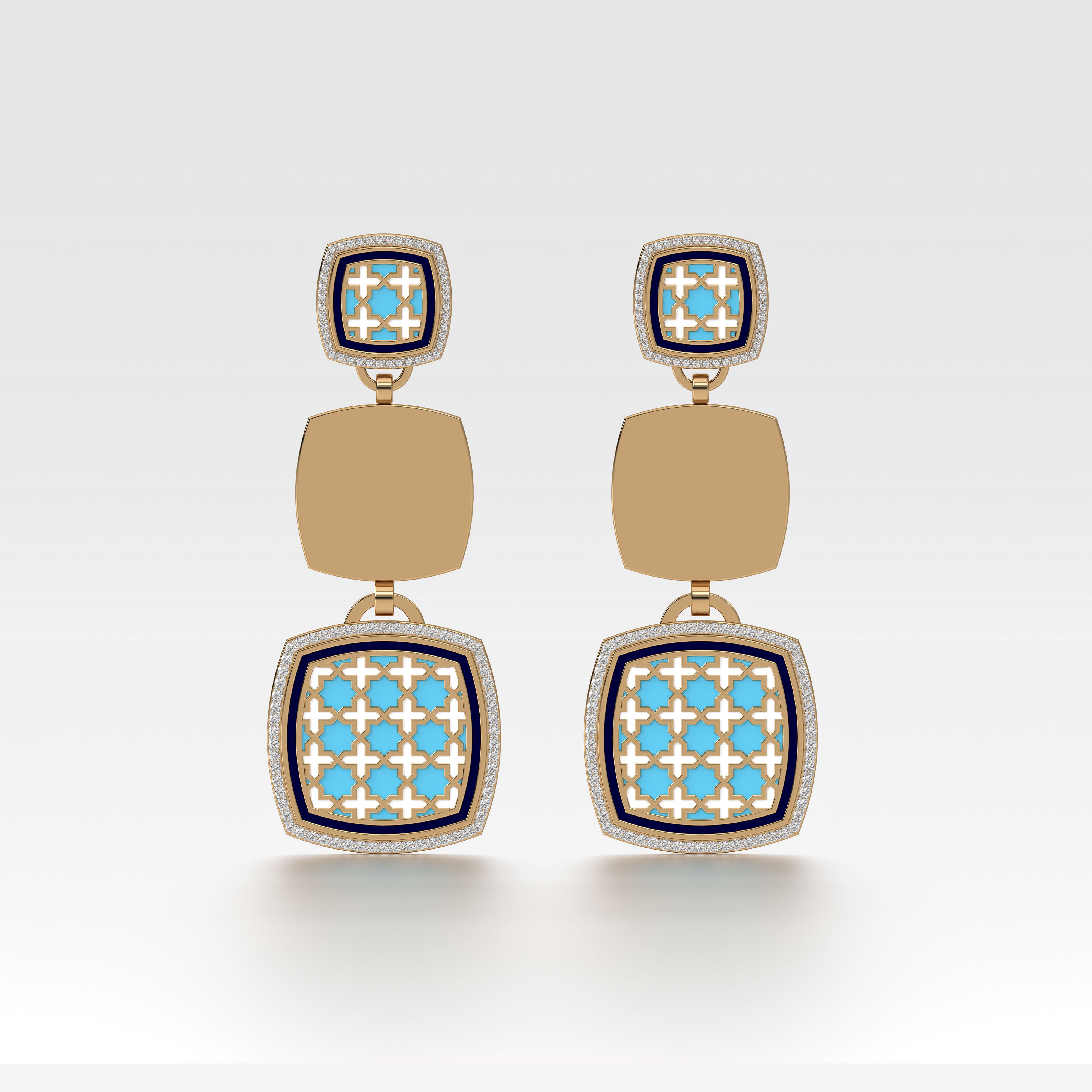 #Pattern & Color_moroccan zellij skyblue