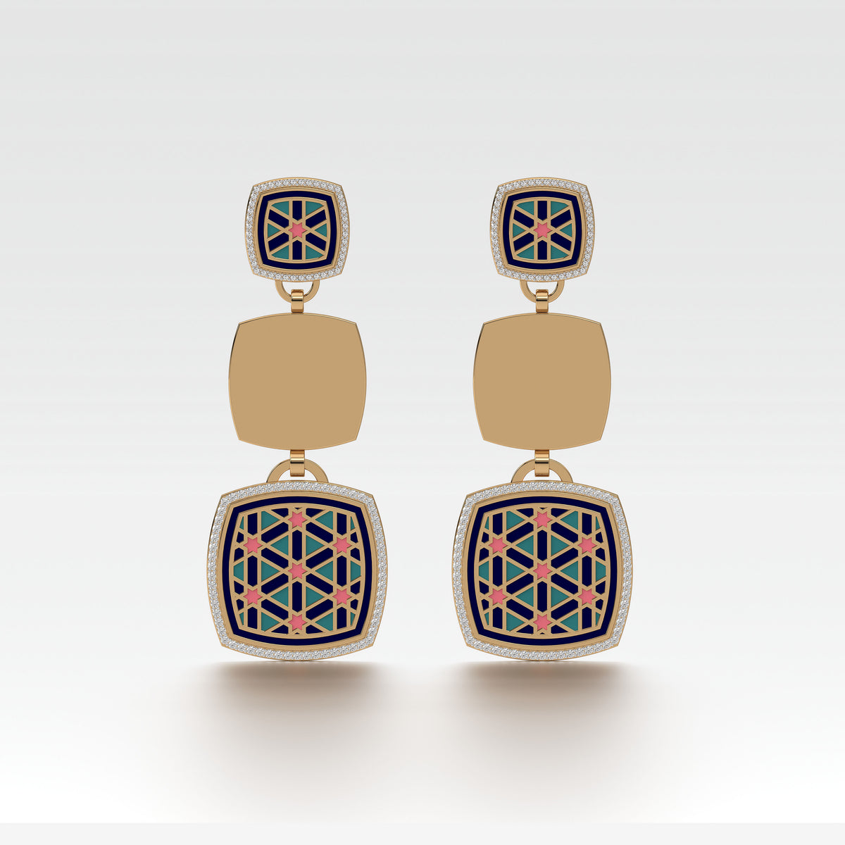 #Pattern & Color_Persian Girih Pastel Turquoise