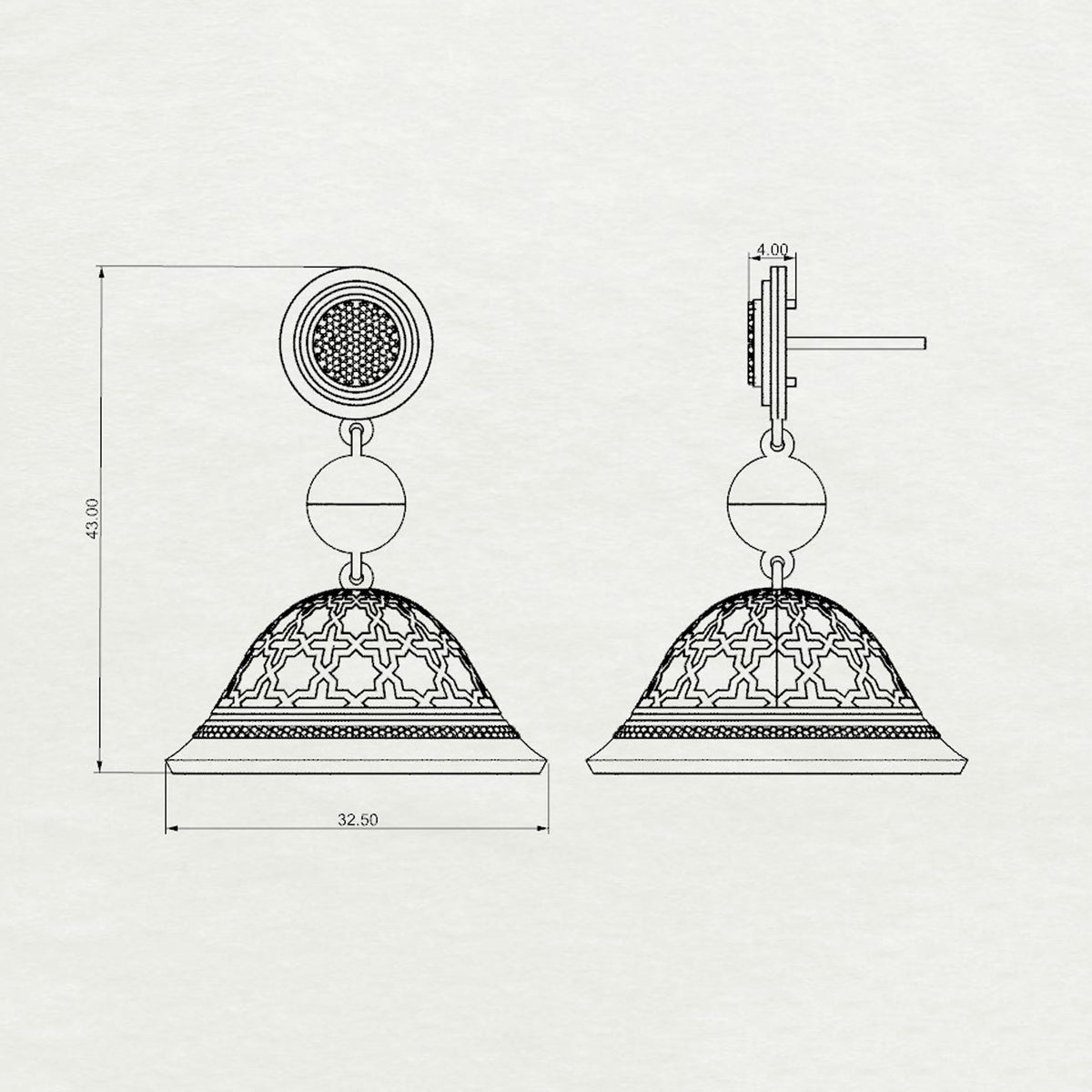 Alaara Jhumki Medium