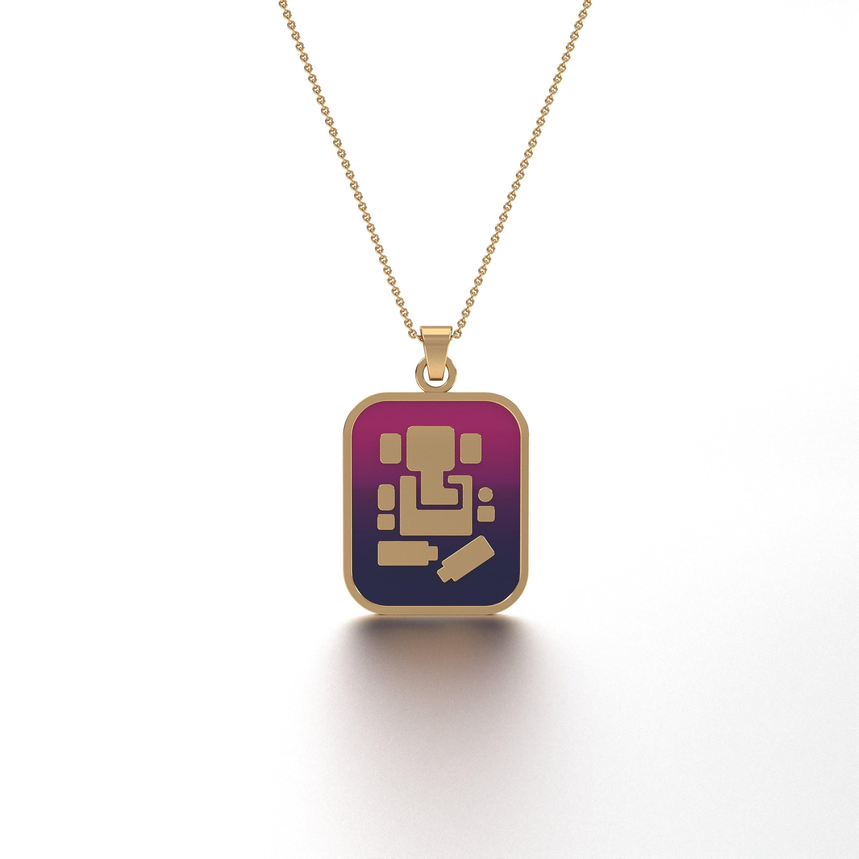 #Pattern & Color_Berry Red Blue Ombré