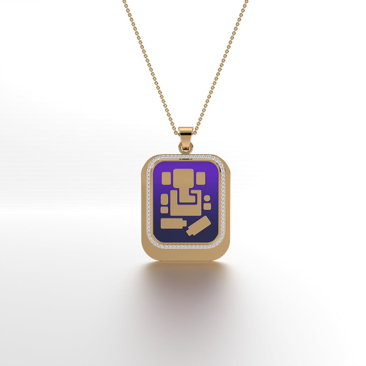 #Pattern & Color_Amethyst Violet Blue Ombré