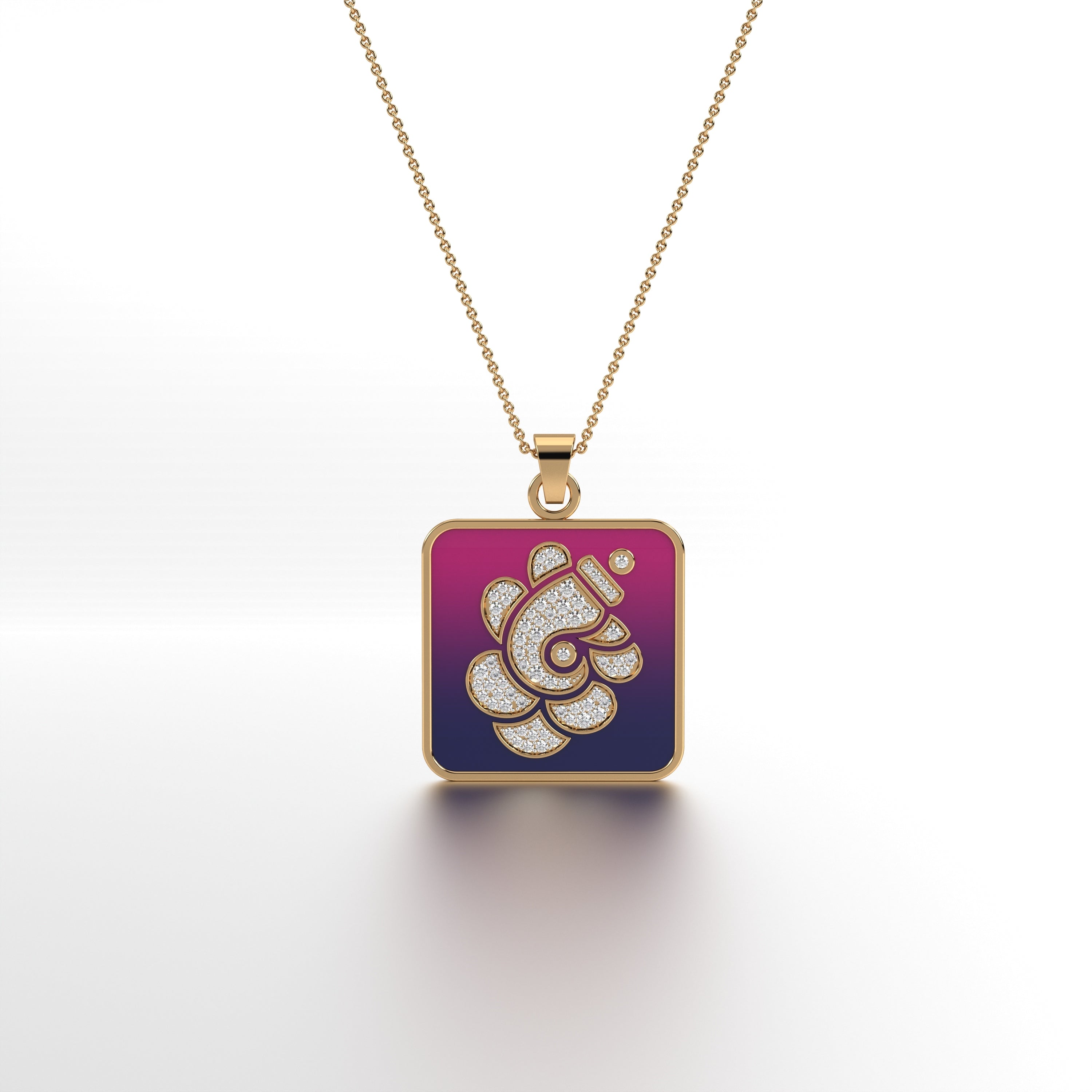 #Pattern & Color_Berry Red Blue Ombré