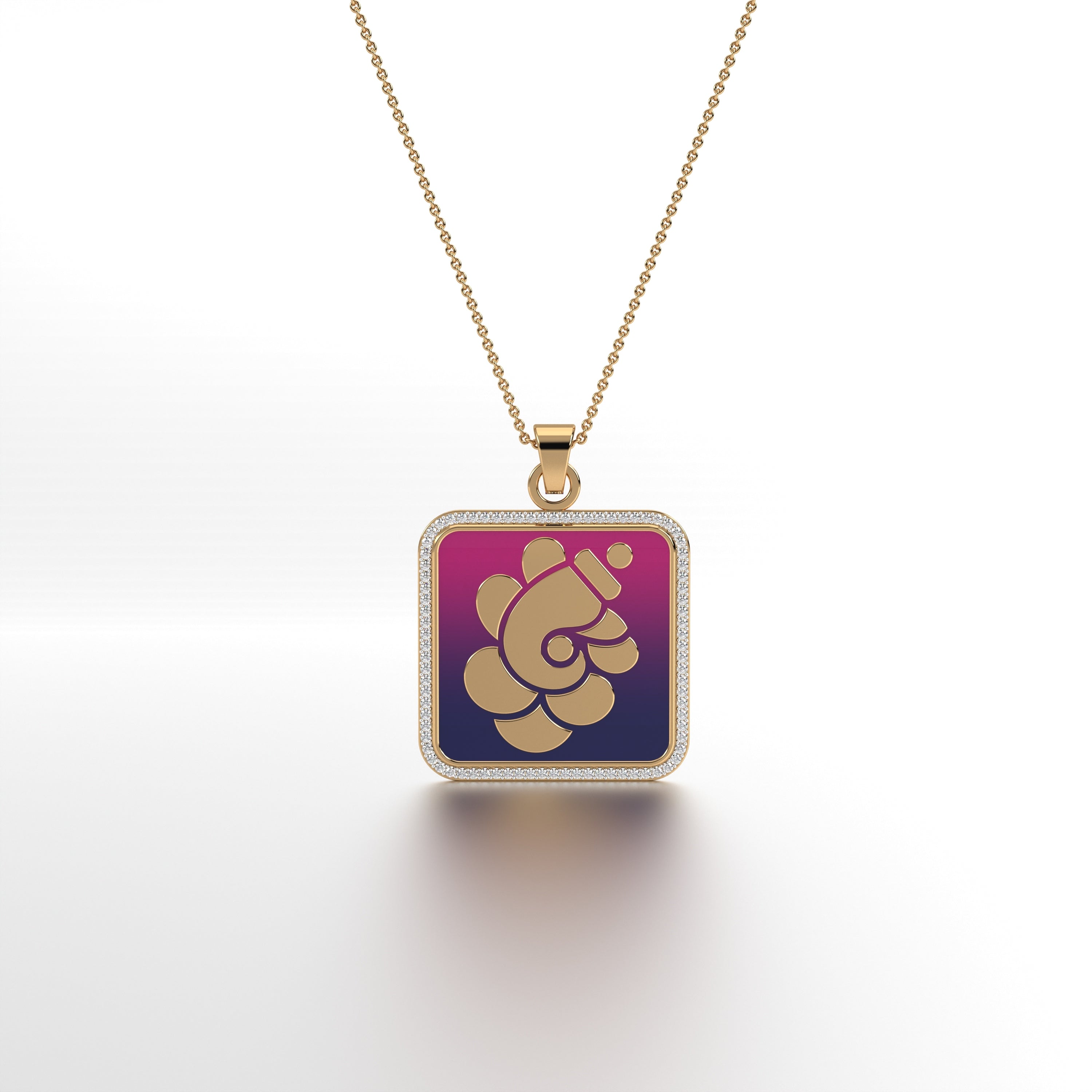 #Pattern & Color_Berry Red Blue Ombré