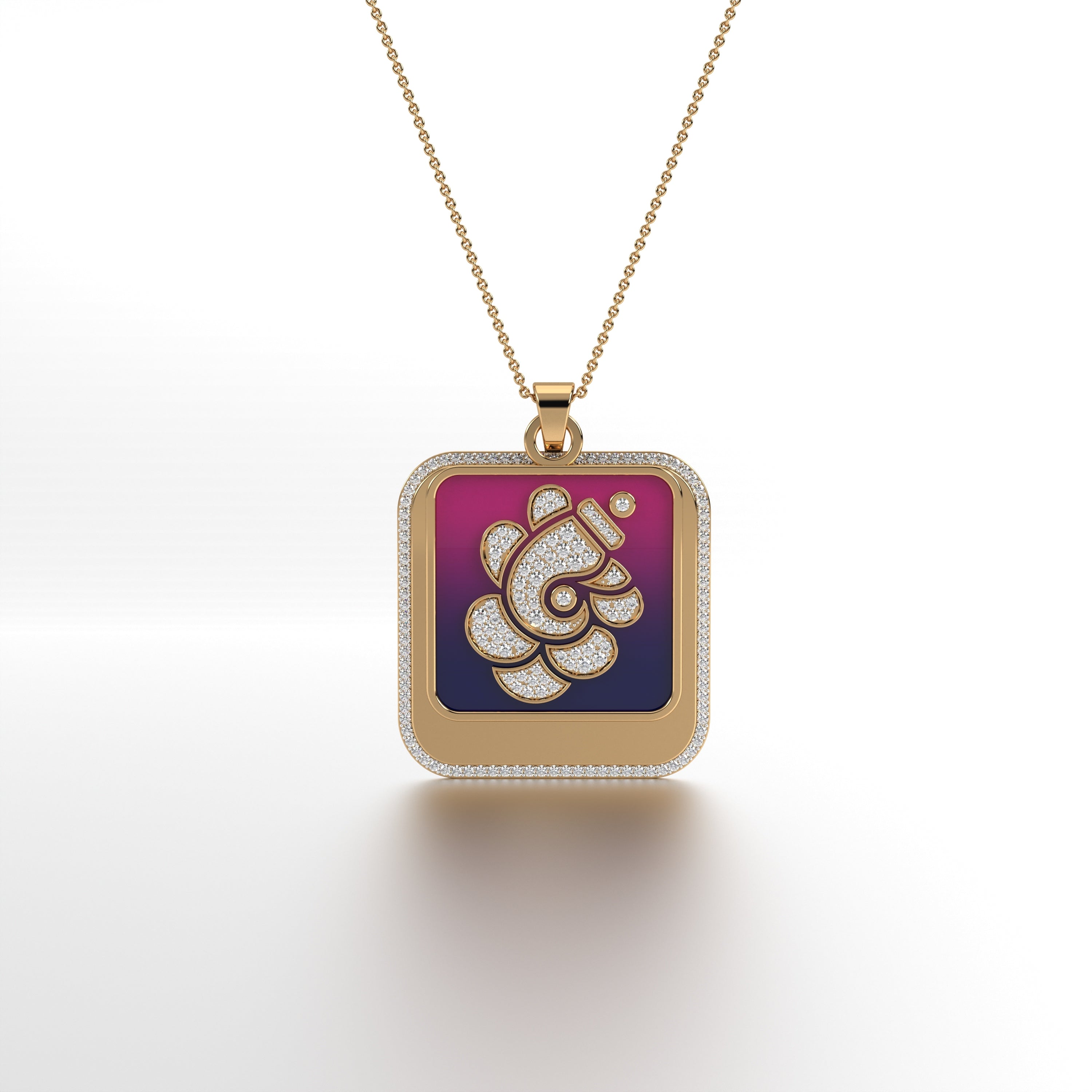 #Pattern & Color_Berry Red Blue Ombré