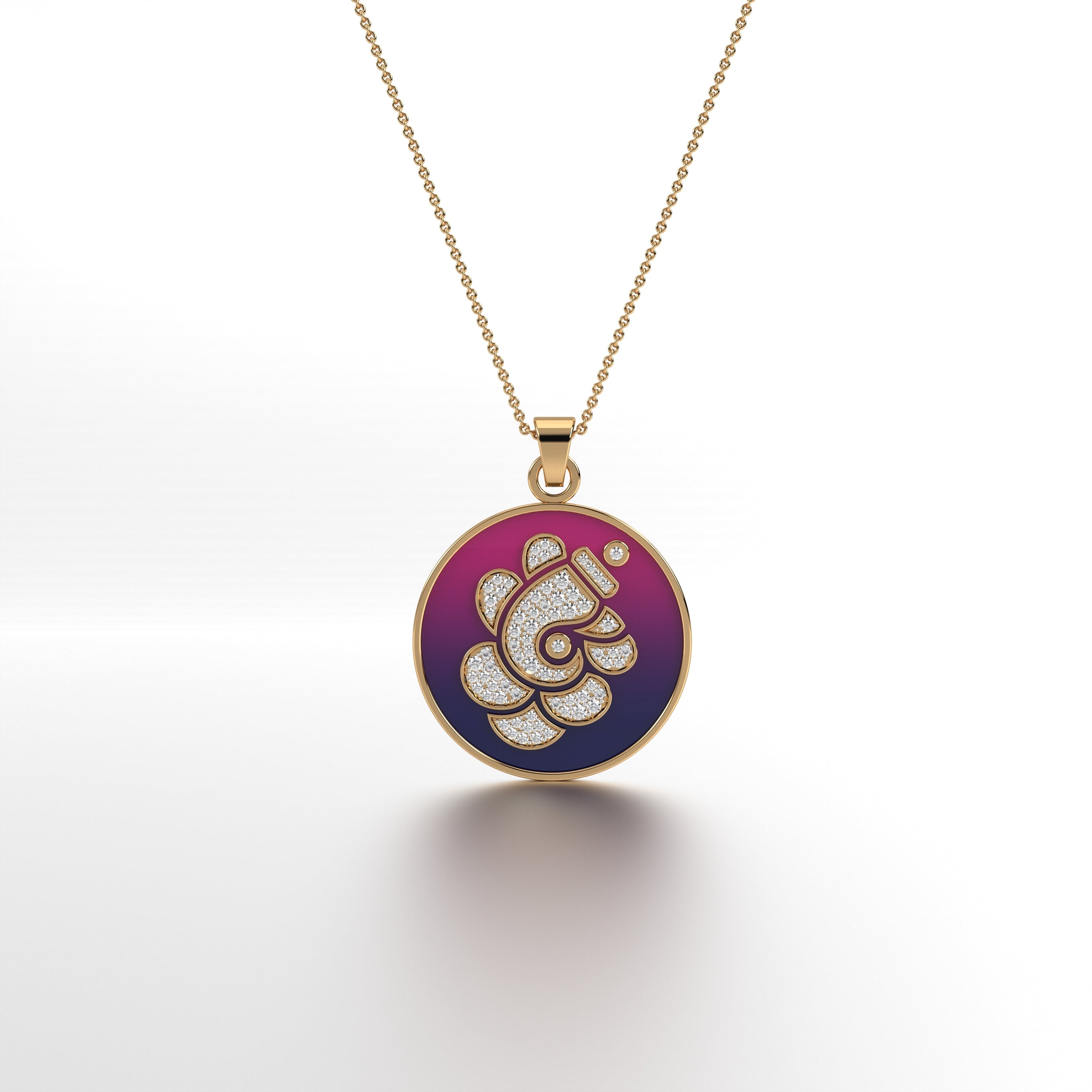 #Pattern & Color_Berry Red Blue Ombré