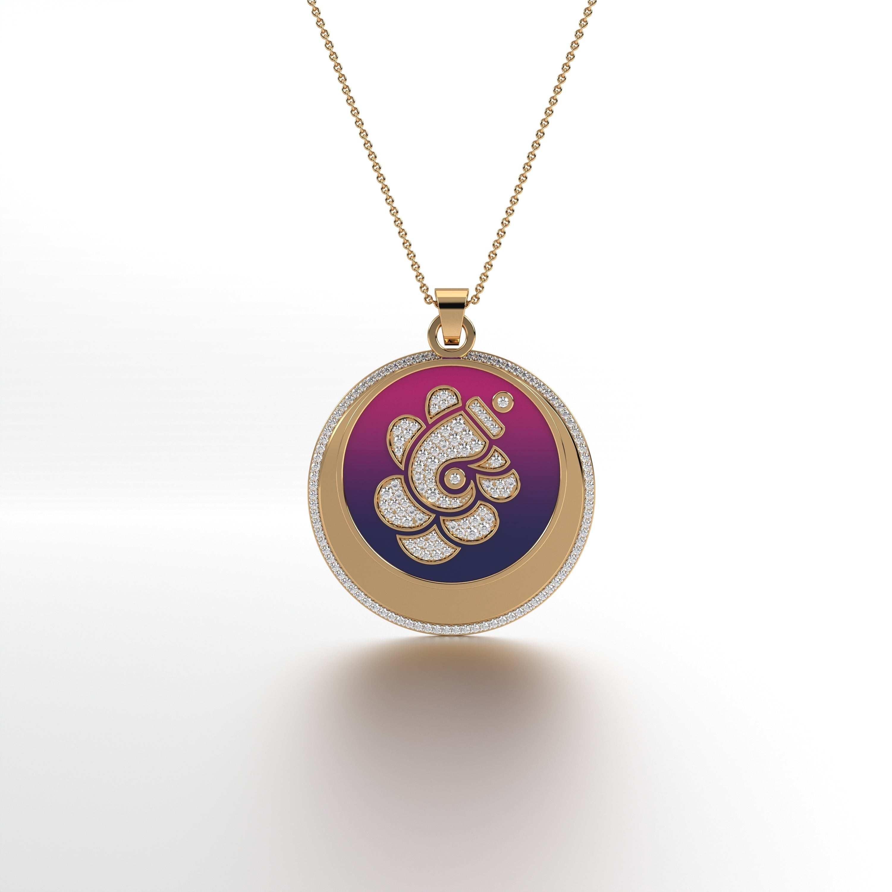 #Pattern & Color_Berry Red Blue Ombré