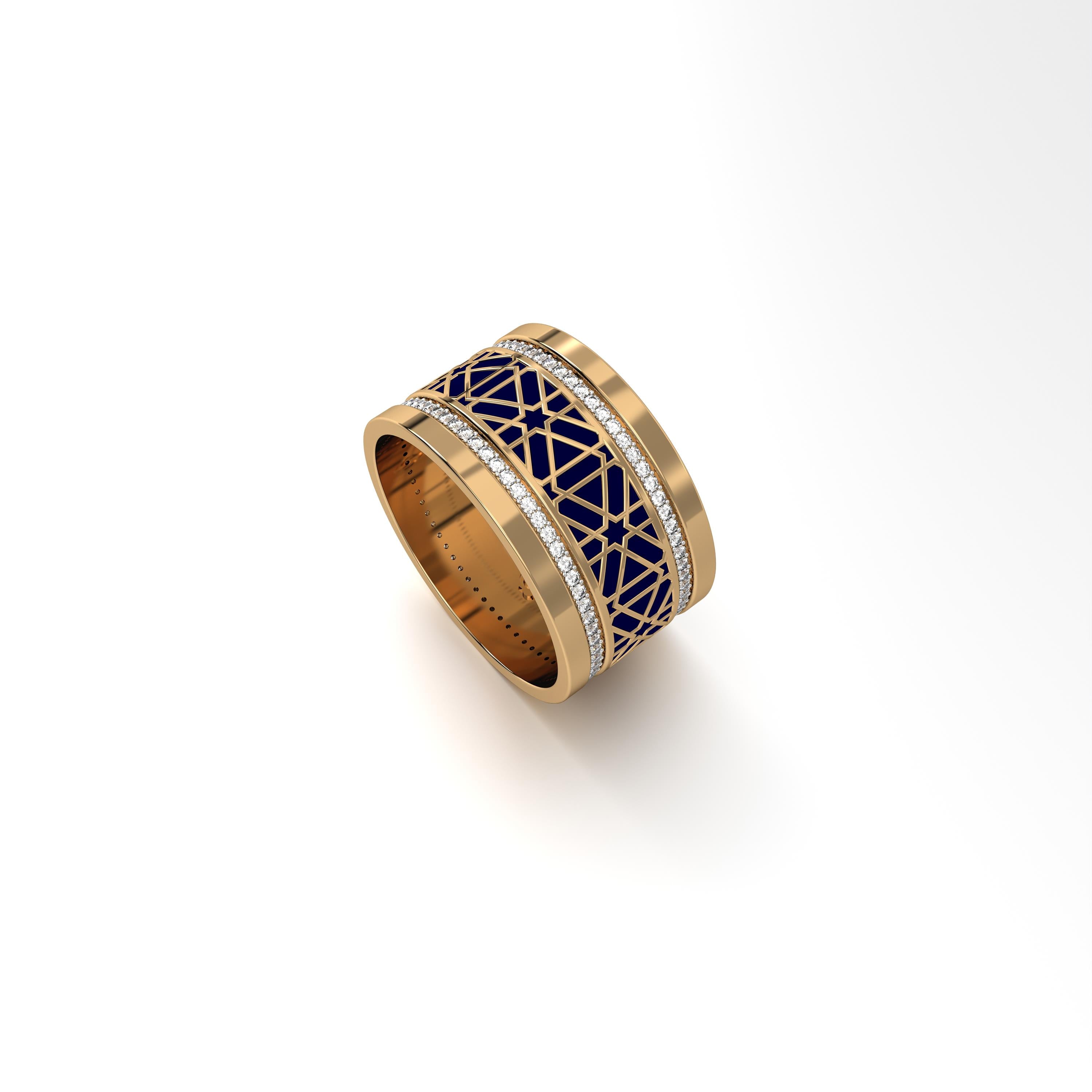 #Pattern & Color_Persian Girih Prussian Blue