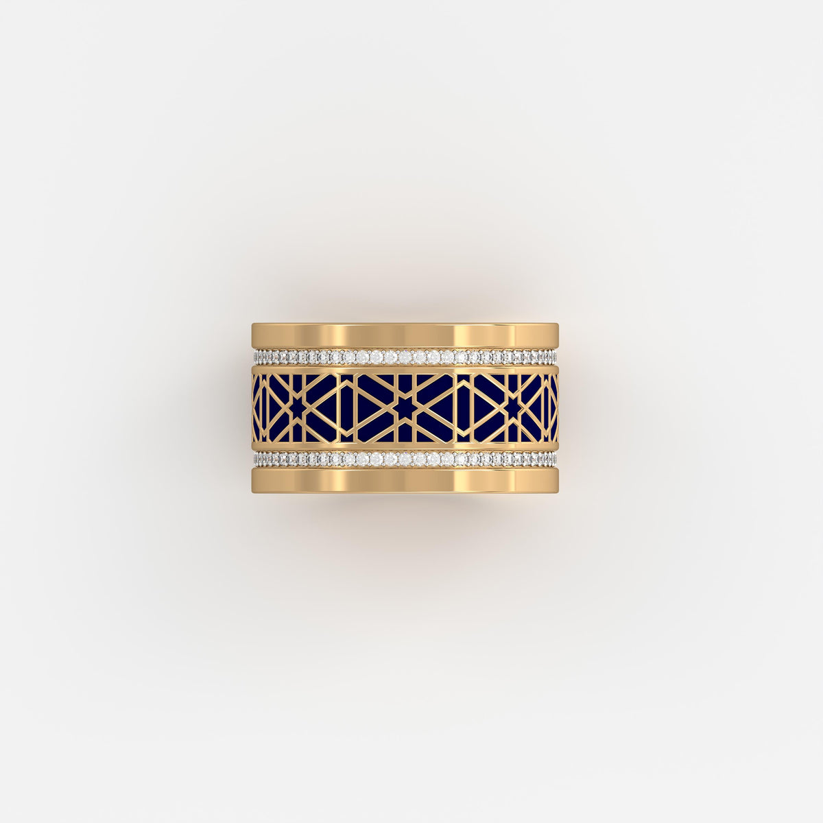 #Pattern & Color_Persian Girih Prussian Blue