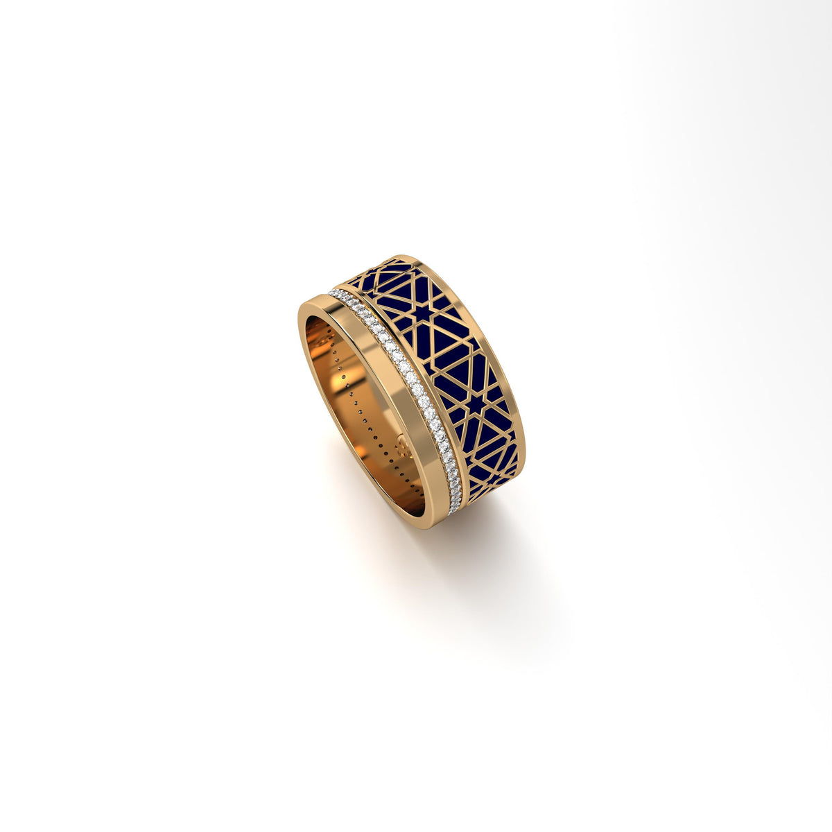 #Pattern & Color_Persian Girih Prussian Blue