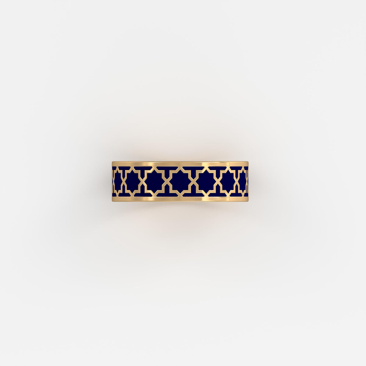 #Pattern & Color_Moroccan Zellij Prussian Blue