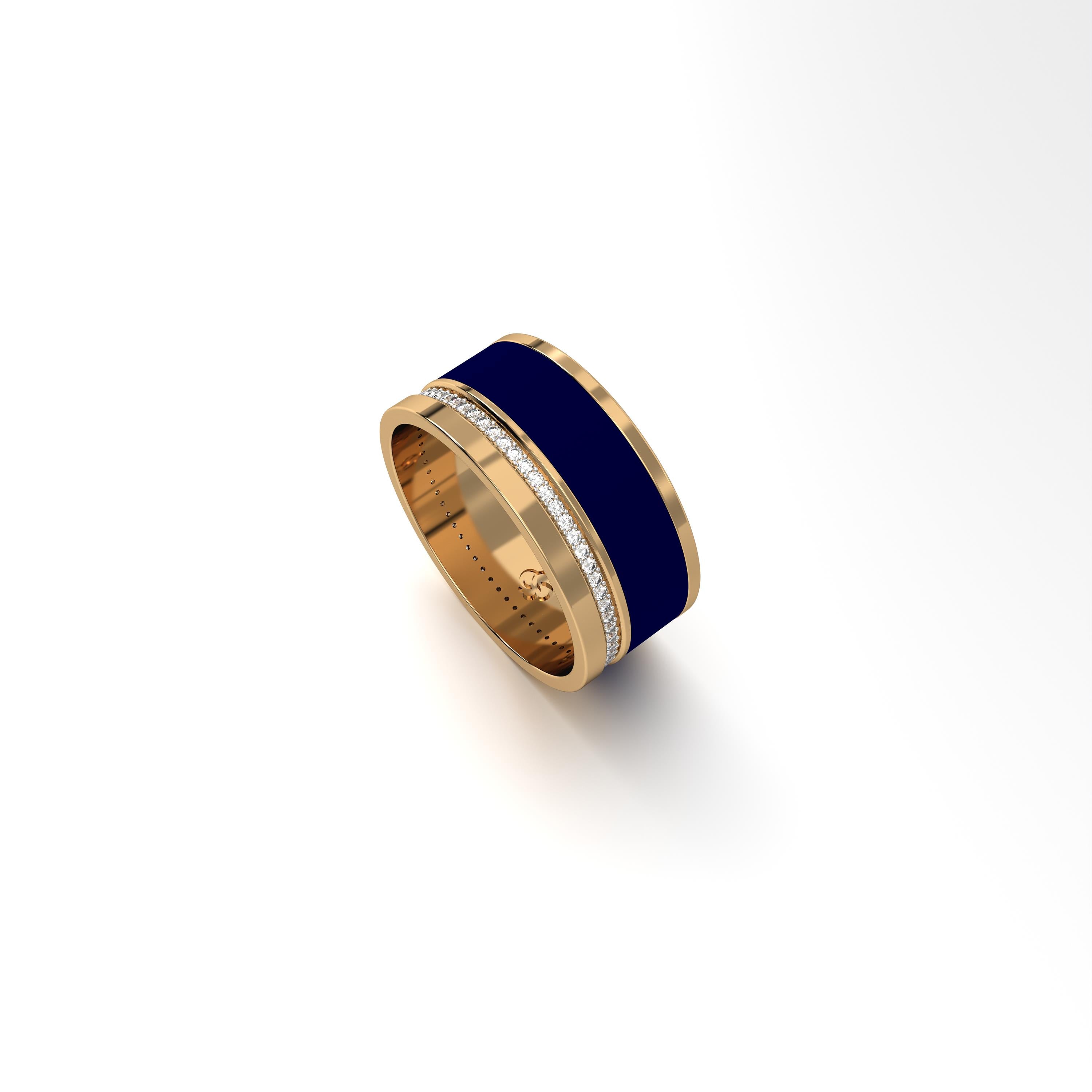 Aariz block single line ring