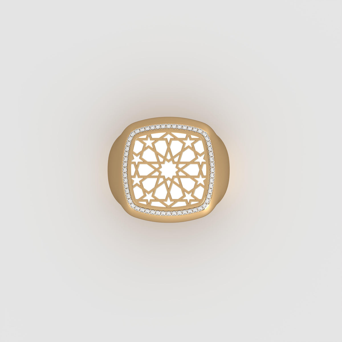 #Pattern & Color_Arabesque Rosette Ivory White